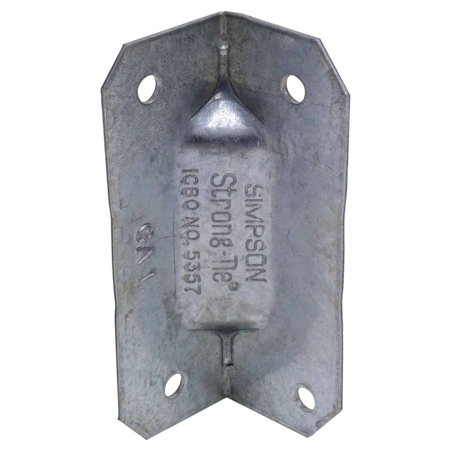 Simpson Strong-Tie GA1 GA 2-3/4-in. 18-Gauge Galvanized Gusset Angle - Image 2