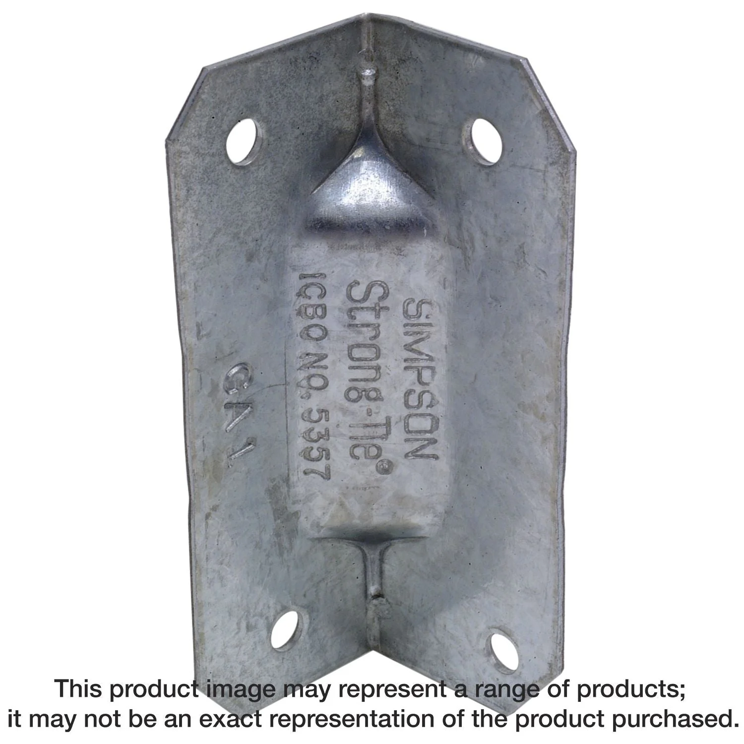 Simpson Strong-Tie GA1 GA 2-3/4-in. 18-Gauge Galvanized Gusset Angle - Image 3