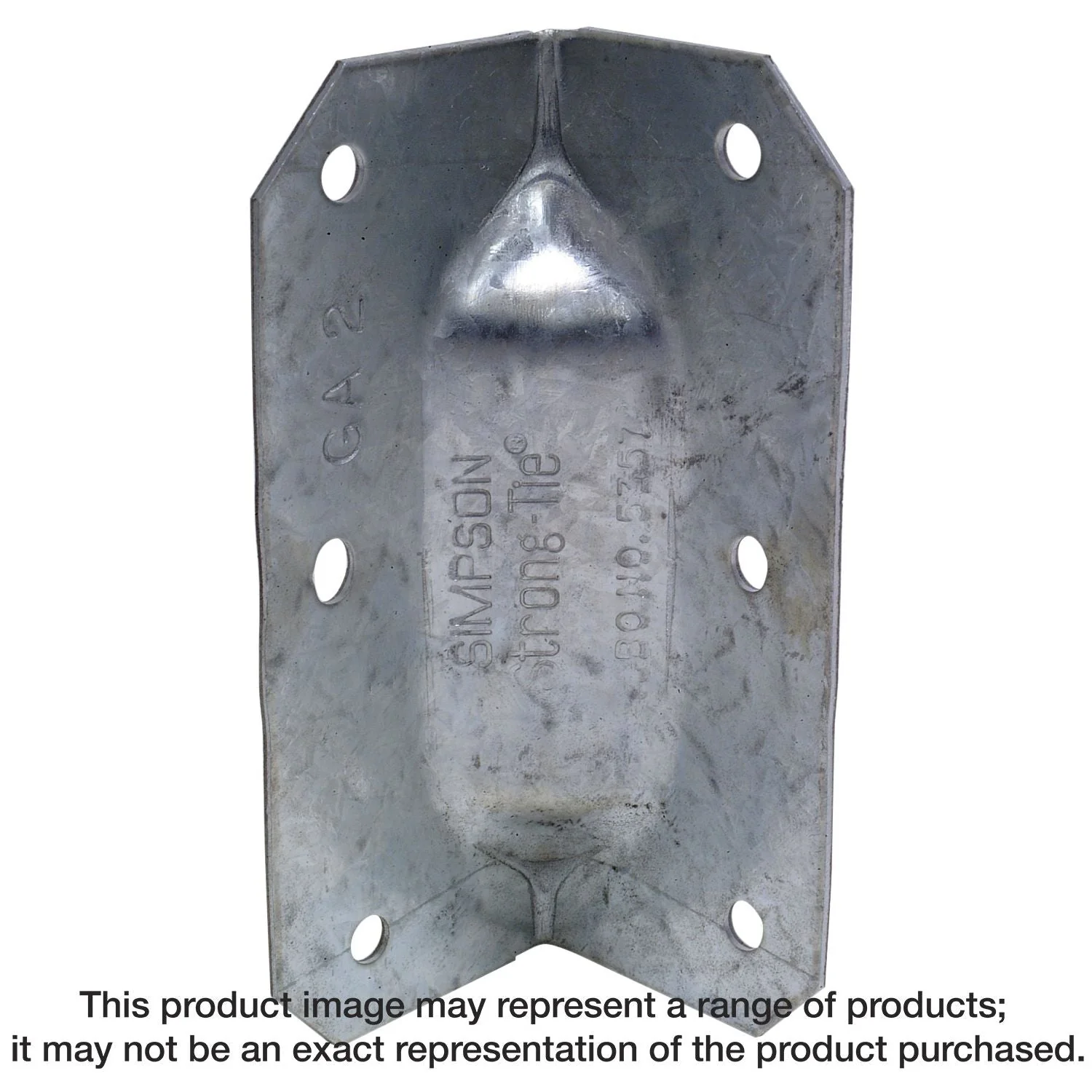 Simpson Strong-Tie GA2 GA 3-1/4-in. 18-Gauge Galvanized Gusset Angle - Image 1