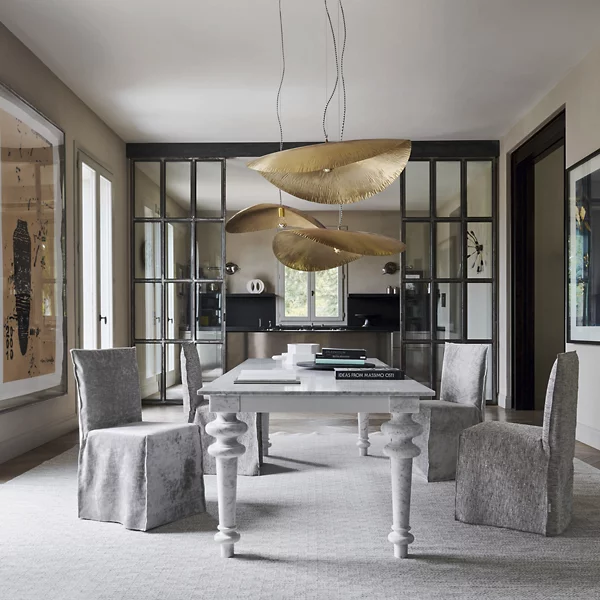 GERVASONI | SMALL BRASS SUSPENSION LAMP | $1,054.00 - Image 2