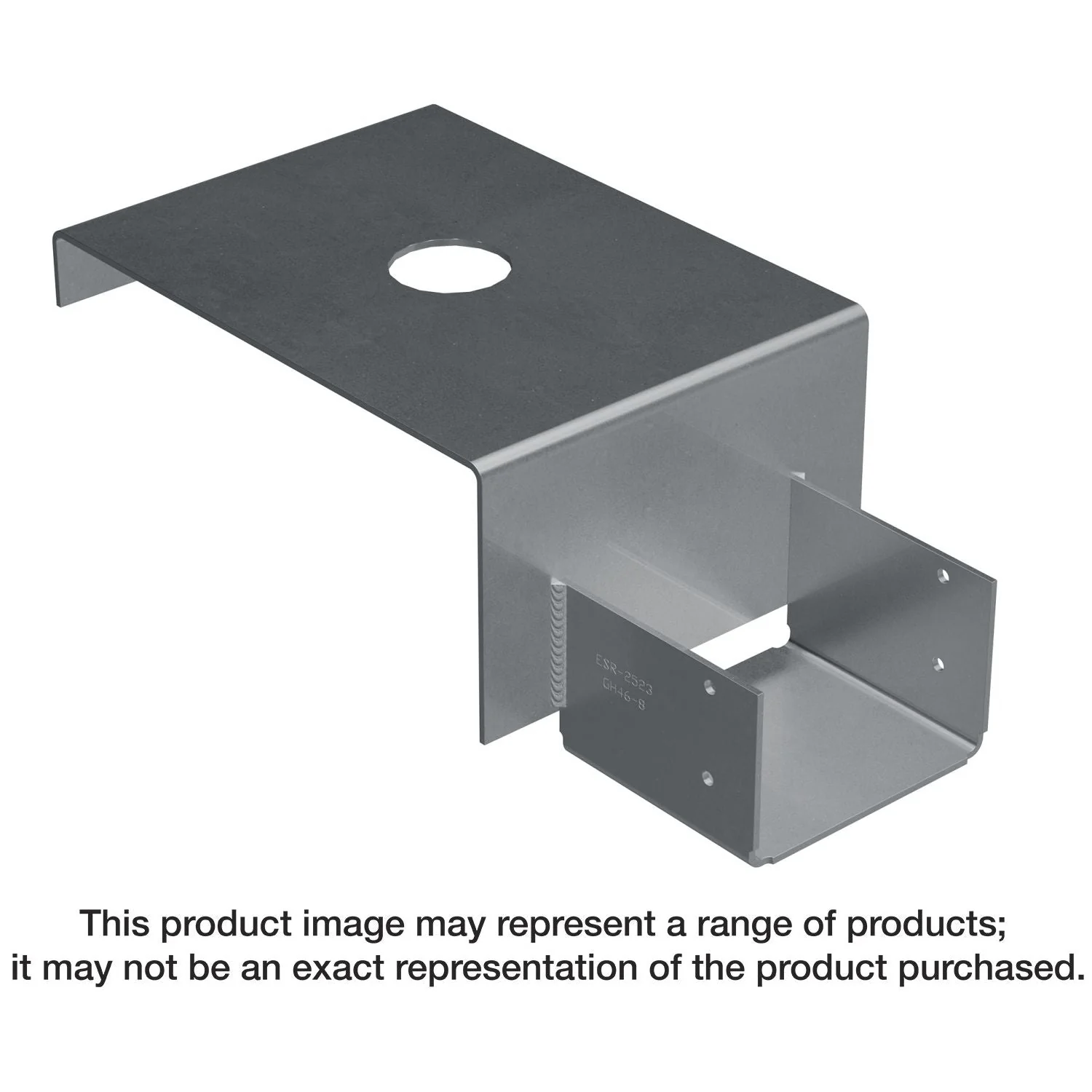 Simpson Strong-Tie GH46-6 GH Top-Flange Hanger for 4x6 Girder, 6-in. Foundation Wall - Image 1