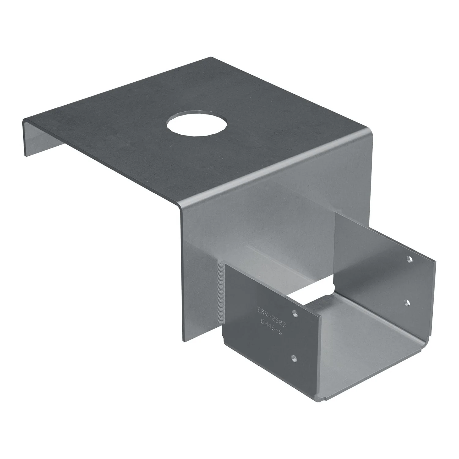 Simpson Strong-Tie GH46-6 GH Top-Flange Hanger for 4x6 Girder, 6-in. Foundation Wall - Image 3