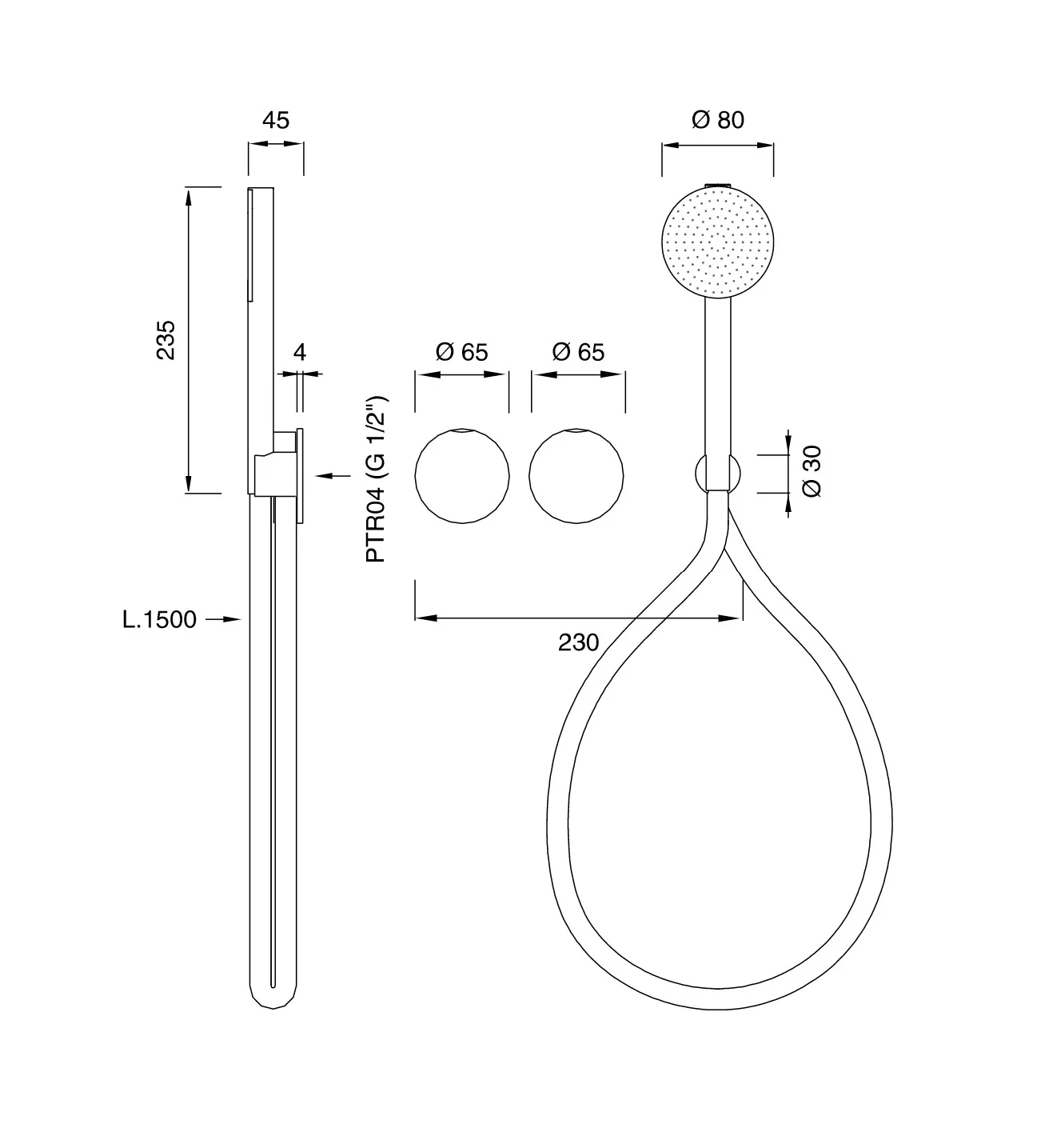 GIO25H I Hand Shower by CEA Design - $3,307.00 - $4,212.00 - Image 2