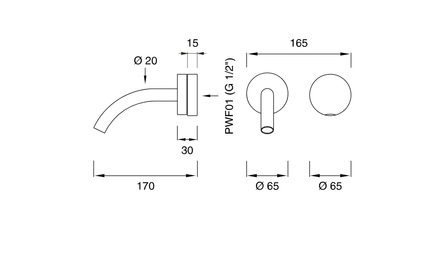 GIO71 I wall mounted faucet by CEA Design - $1,958.00 - $2,614.00 - Image 3