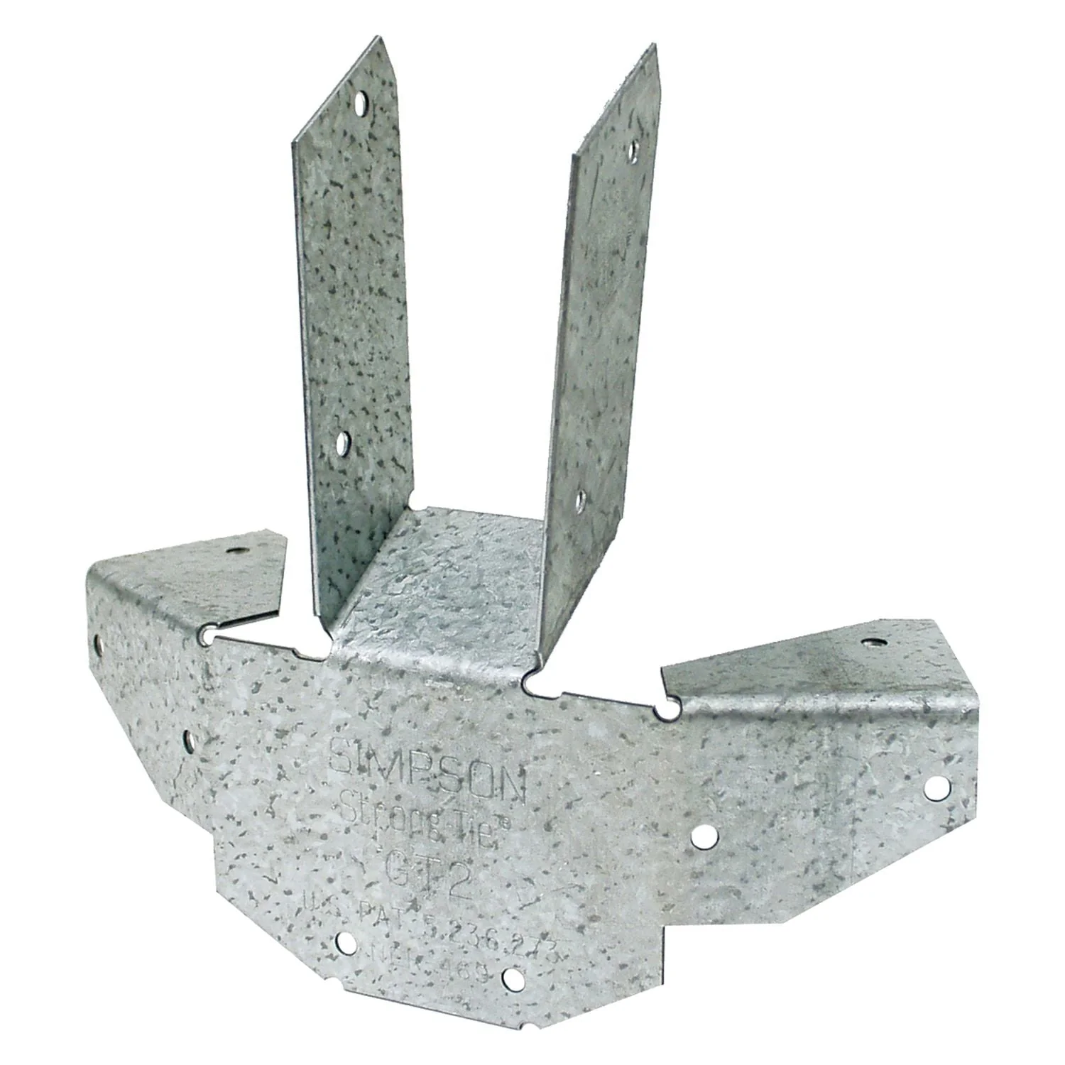 Simpson Strong-Tie GT2Z GT ZMAX Galvanized 16-Gauge Gazebo Tie for 6-2x Rafters and Top Plate to Post - Image 3