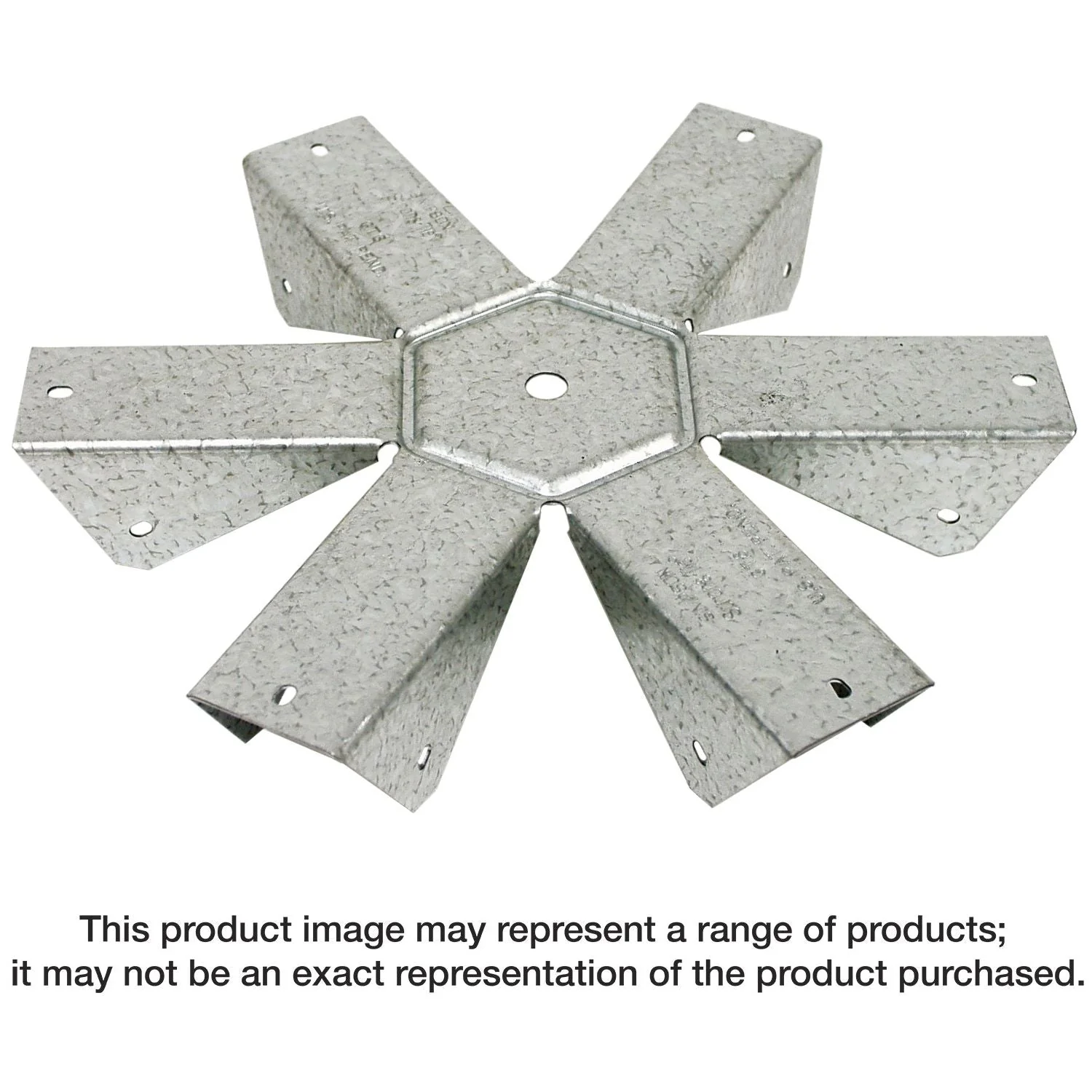 Simpson Strong-Tie GT6Z GT ZMAX Galvanized 18-Gauge Gazebo Tie for 6-2x Rafters, Center - Image 1