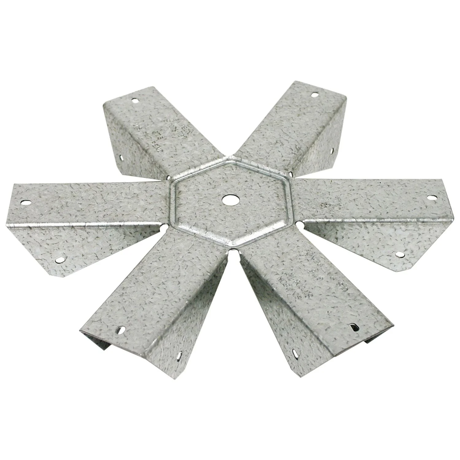 Simpson Strong-Tie GT6Z GT ZMAX Galvanized 18-Gauge Gazebo Tie for 6-2x Rafters, Center - Image 3