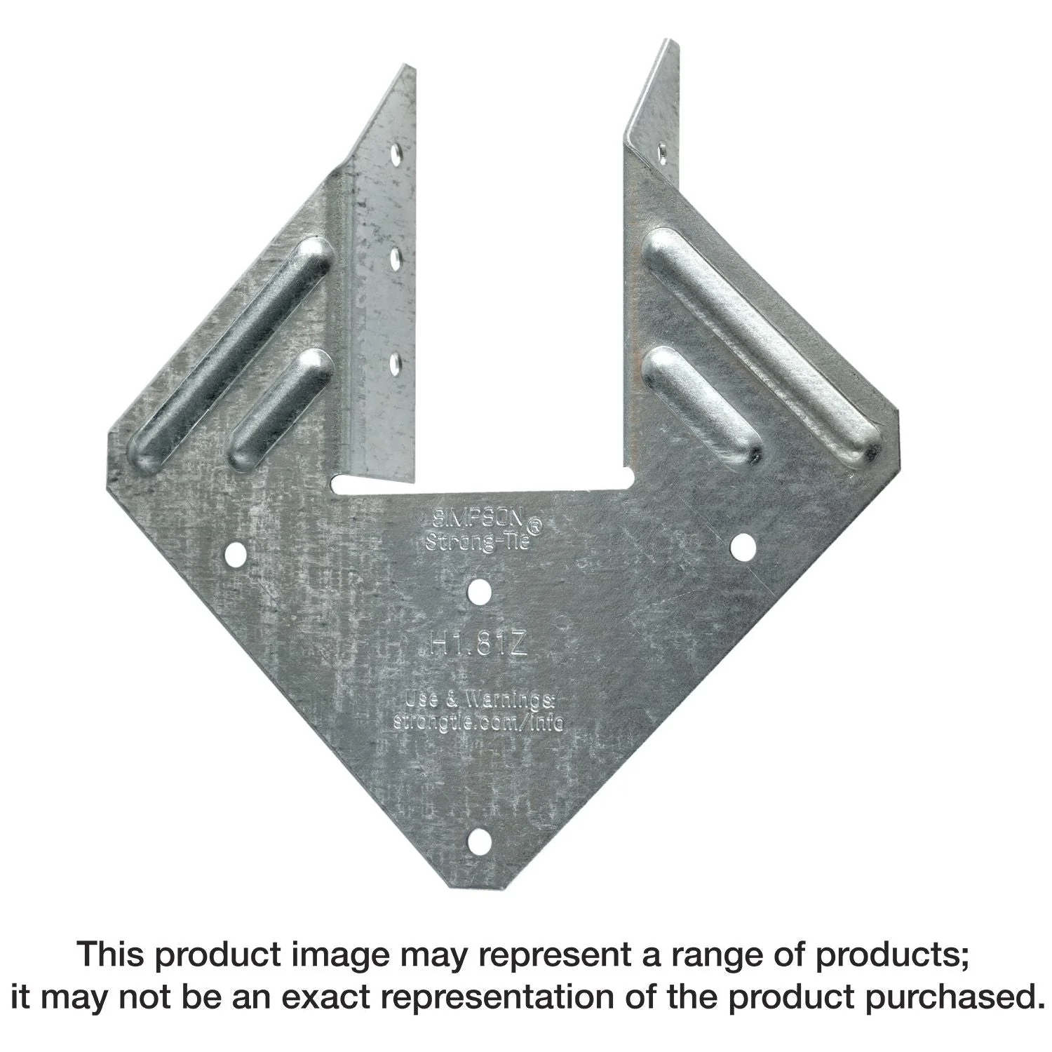 Simpson Strong-Tie H1.81Z H1.81 18-Gauge ZMAX Galvanized Hurricane Tie - Image 3