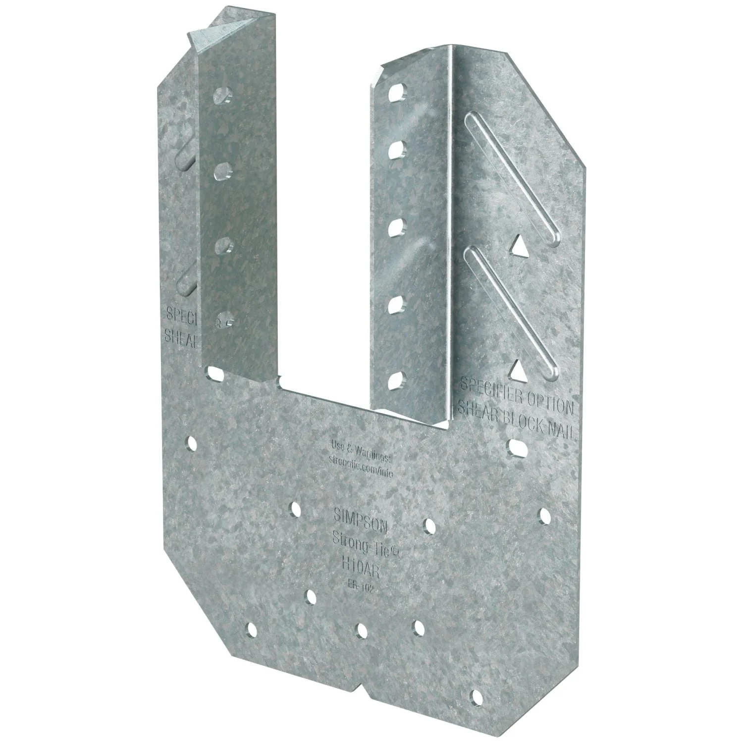 Simpson Strong-Tie H10AR H10AR 18-Gauge Galvanized Hurricane Tie - Image 2