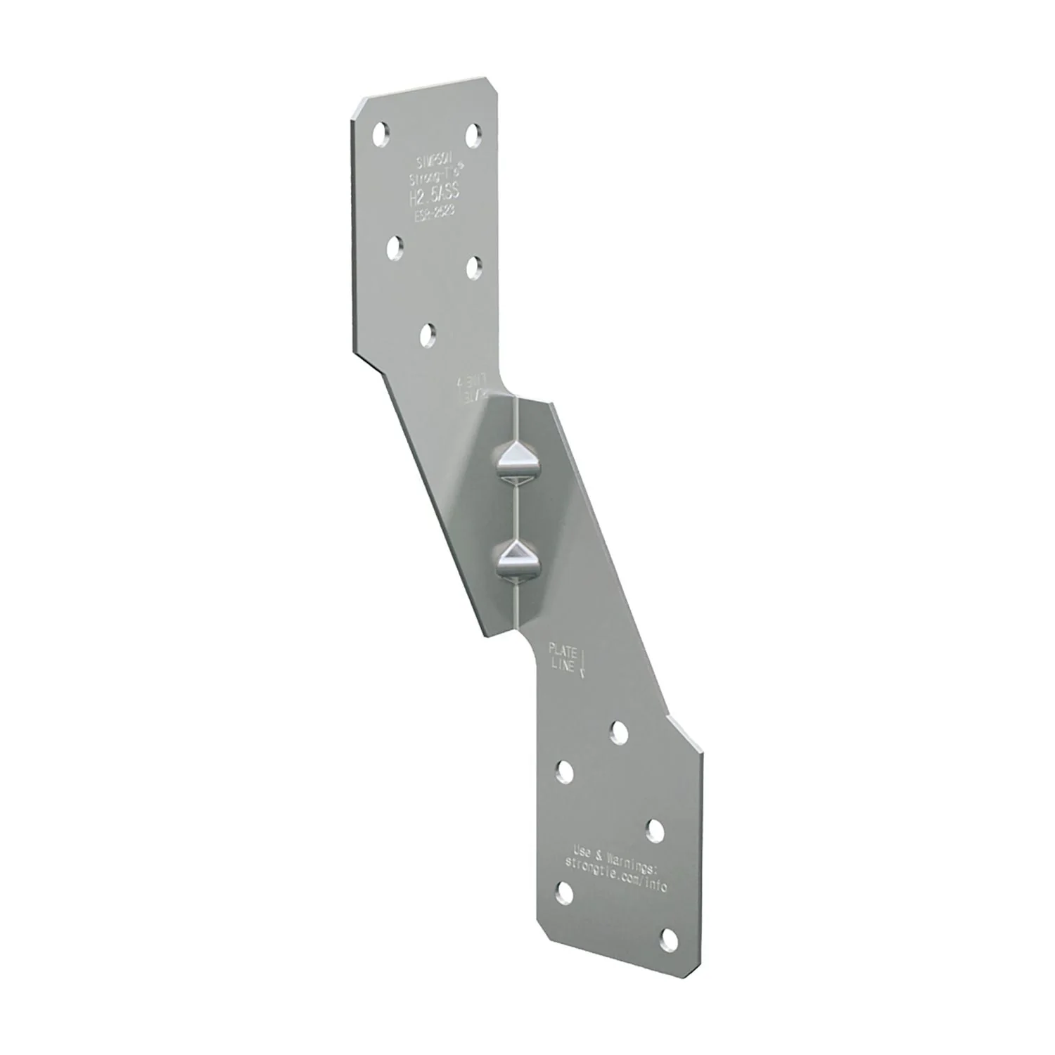 Simpson Strong-Tie S/H2.5 S/H2.5 43-mil Steel Hurricane Tie - Image 1