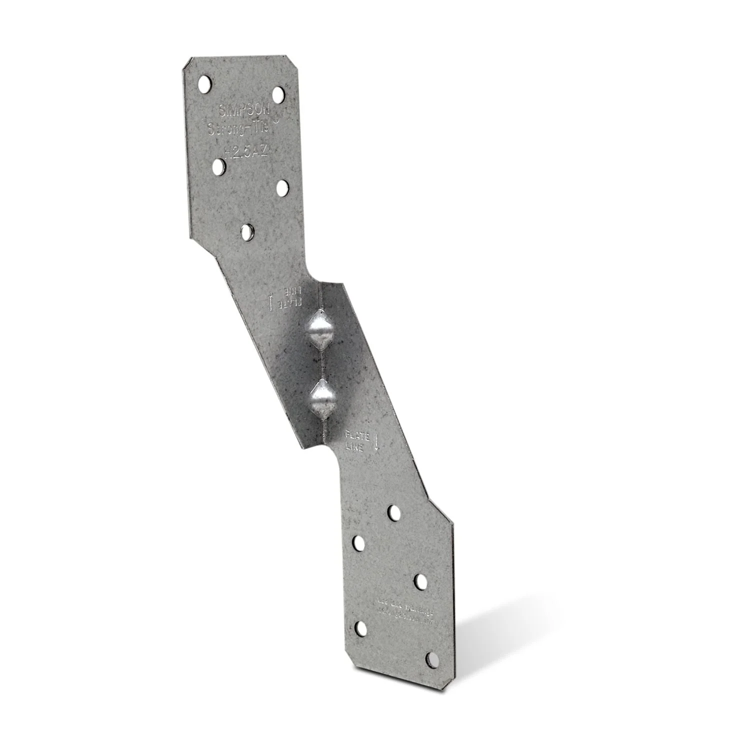 Simpson Strong-Tie 18-Gauge ZMAX Galvanized Hurricane Tie (H2.5AZ)