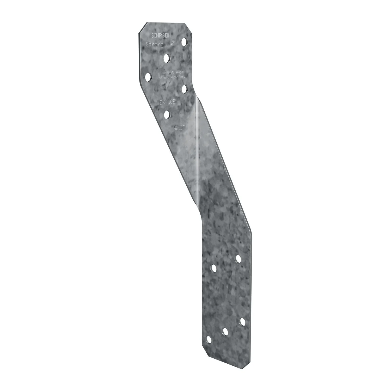 Simpson Strong-Tie H2.5T H2.5T 18-Gauge Galvanized Hurricane Tie - Image 2