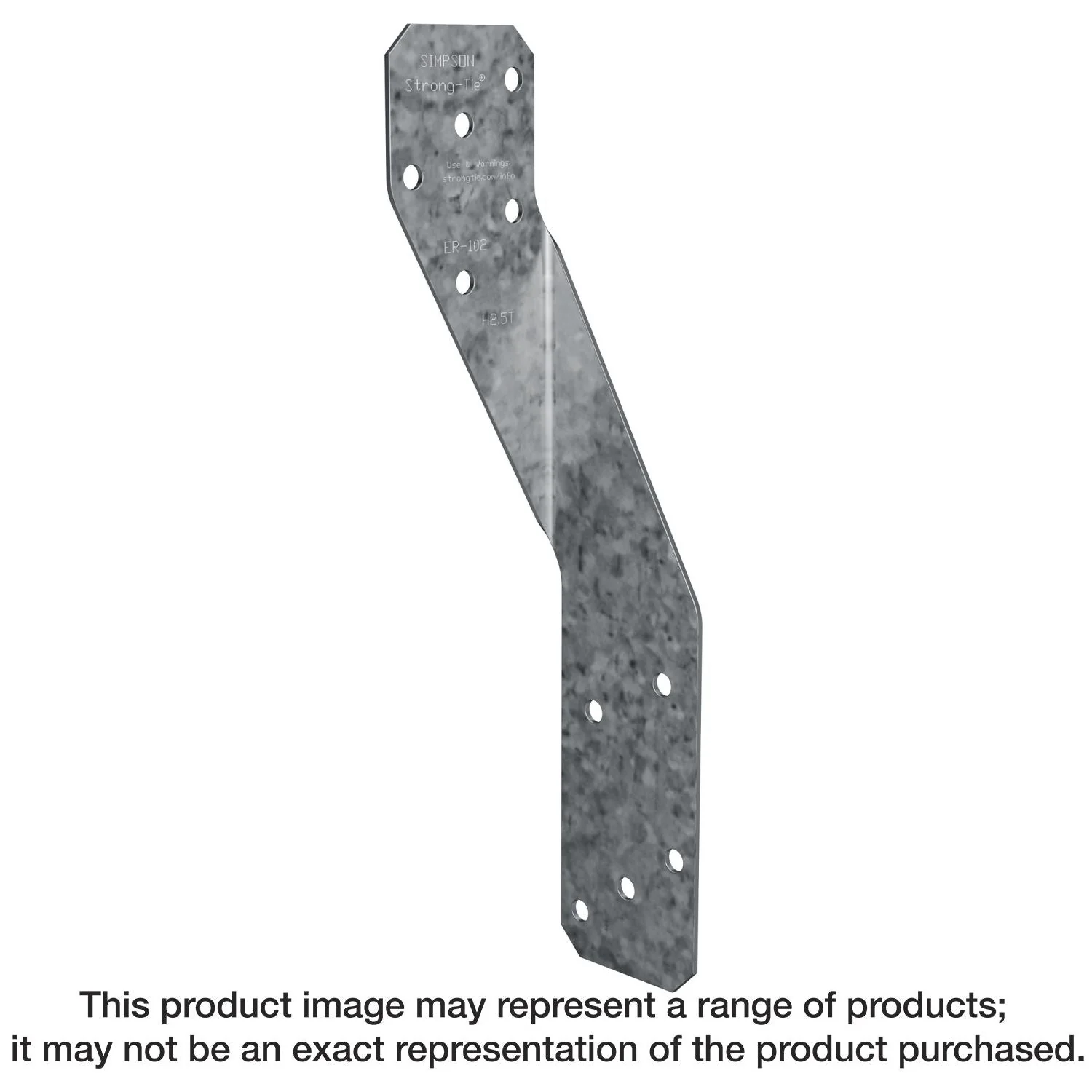 Simpson Strong-Tie H2.5T H2.5T 18-Gauge Galvanized Hurricane Tie - Image 3
