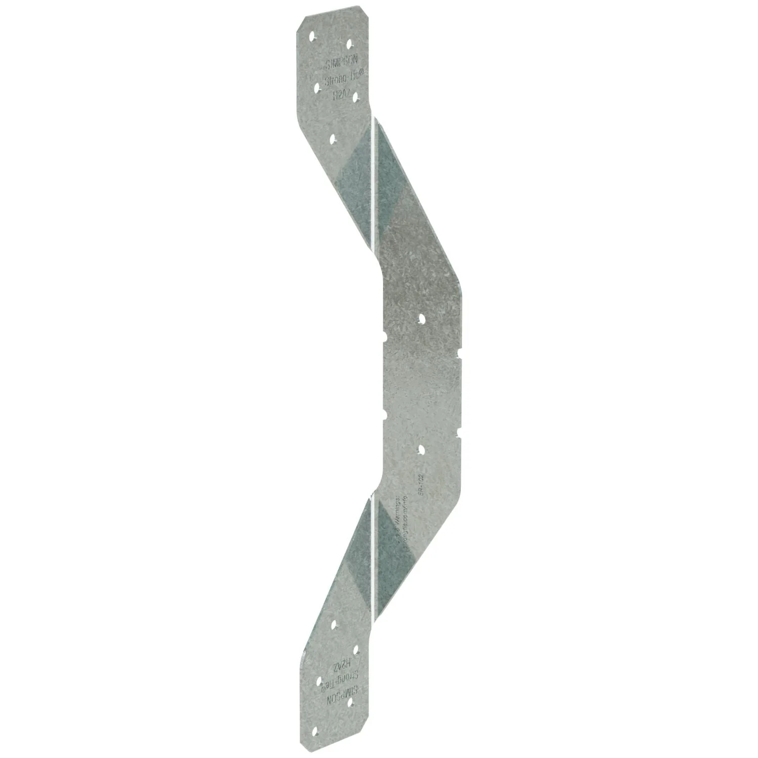 Simpson Strong-Tie H2AZ H2A 18-Gauge ZMAX Galvanized Hurricane Tie - Image 2
