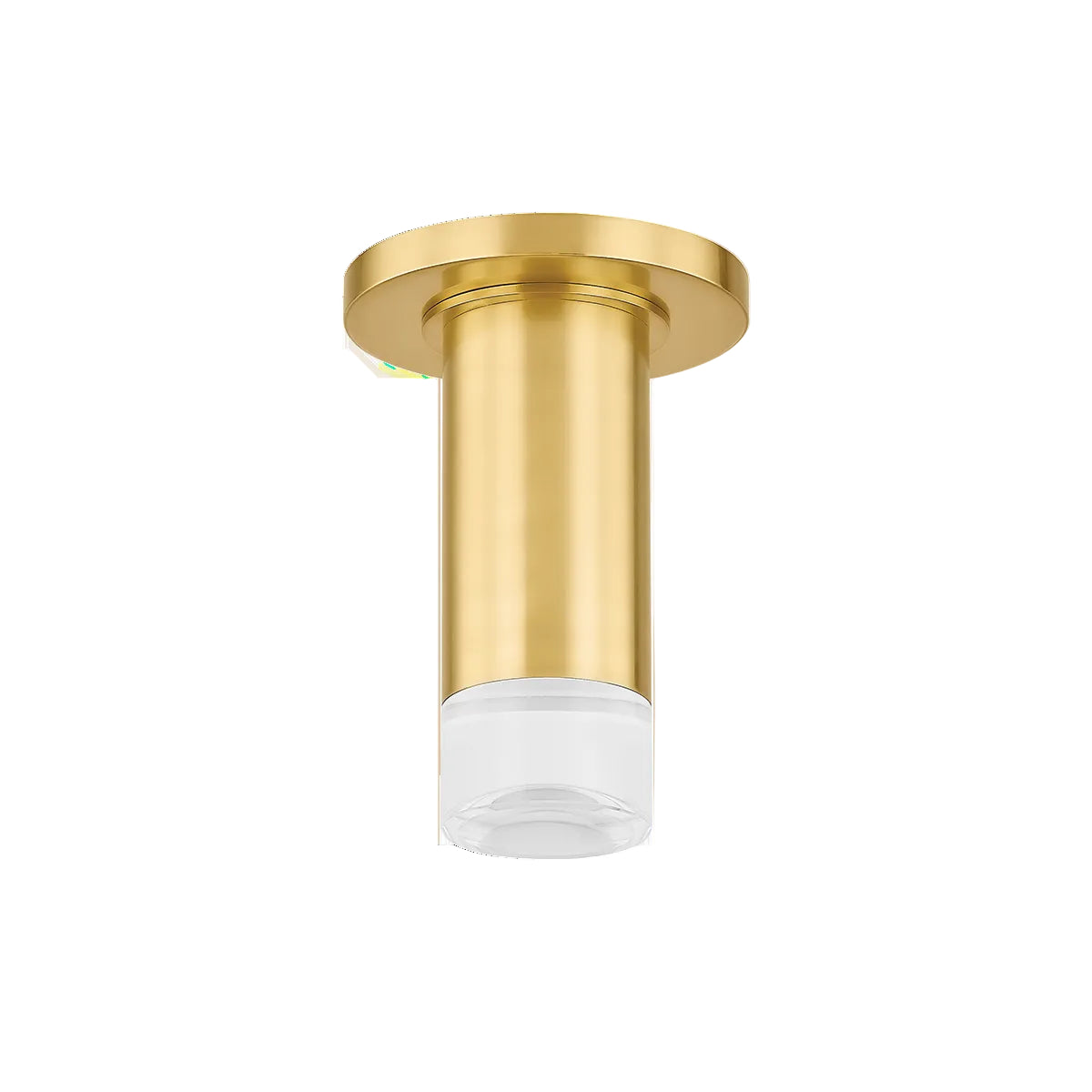 HUDSON VALLEY LIGHTING | CLAUDIE FLUSHMOUNT - AGED BRASS | $222.00 - Image 1