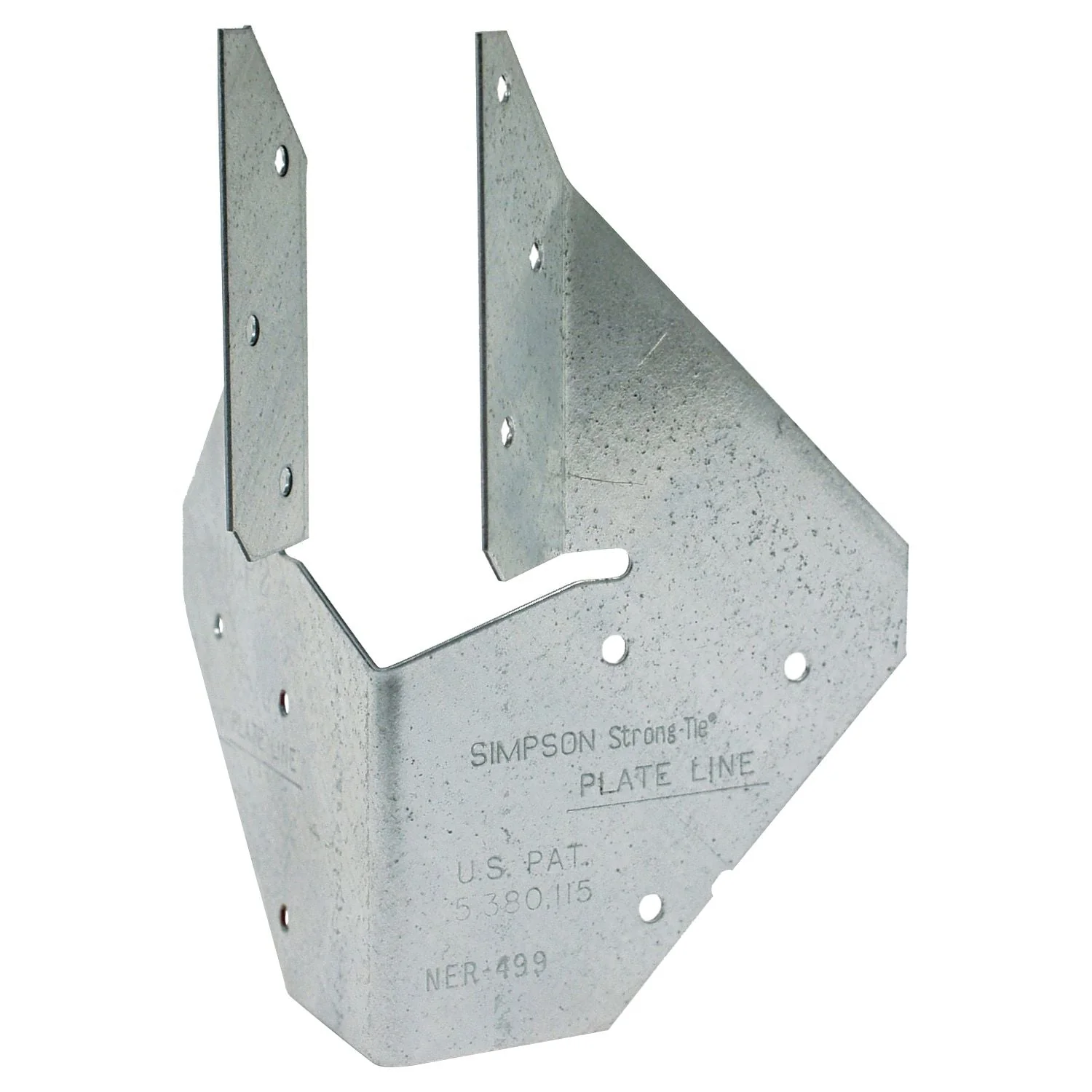 Simpson Strong-Tie HCP1.81 HCP 18-Gauge Galvanized Hip Corner Plate for 1-3/4-in. Engineered Wood - Image 3
