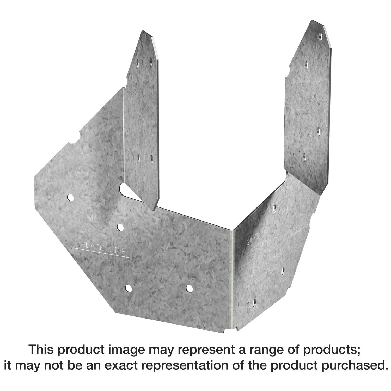 Simpson Strong-Tie HCP4Z HCP 18-Gauge ZMAX Galvanized Hip Corner Plate for 4x - Image 1