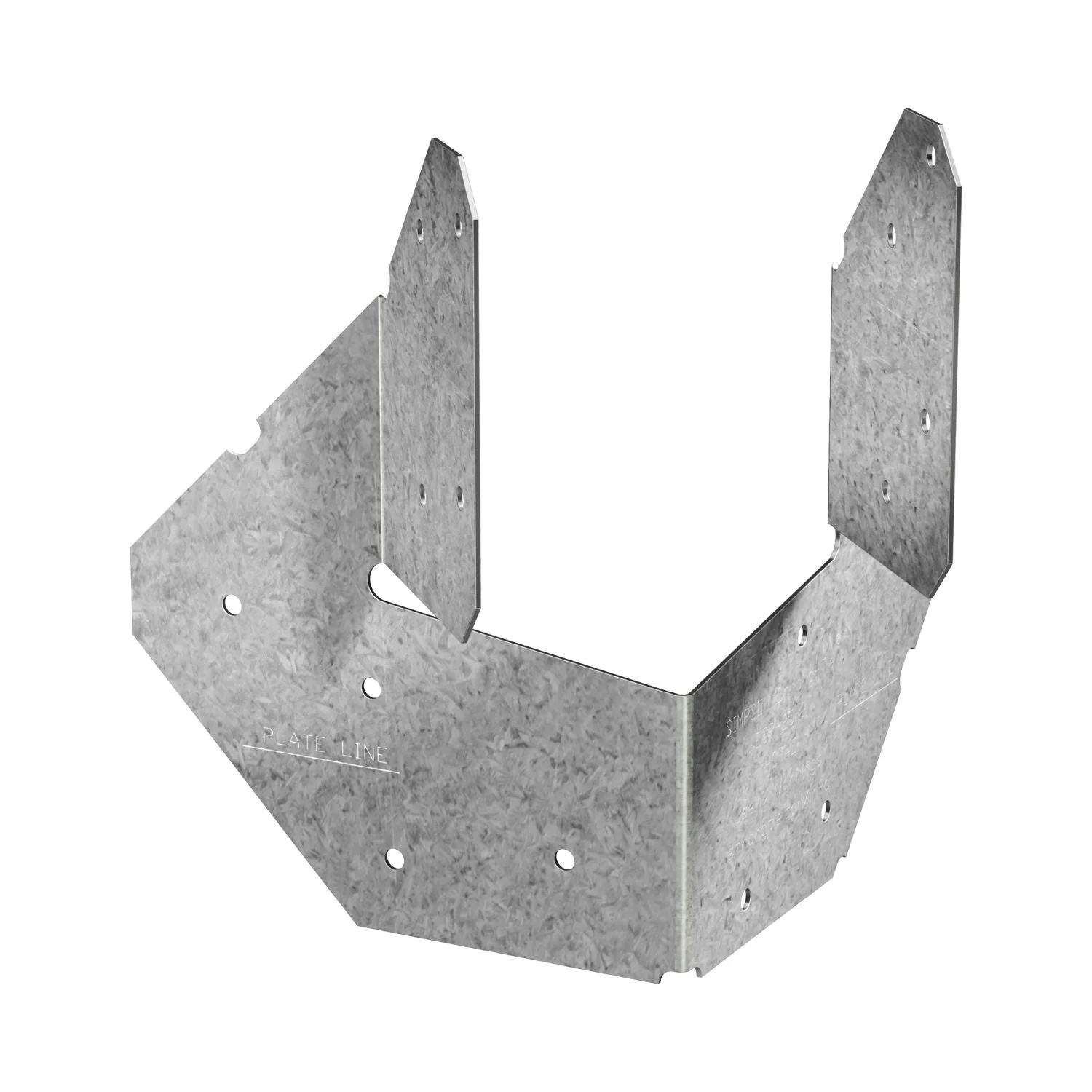 Simpson Strong-Tie HCP4Z HCP 18-Gauge ZMAX Galvanized Hip Corner Plate for 4x - Image 3