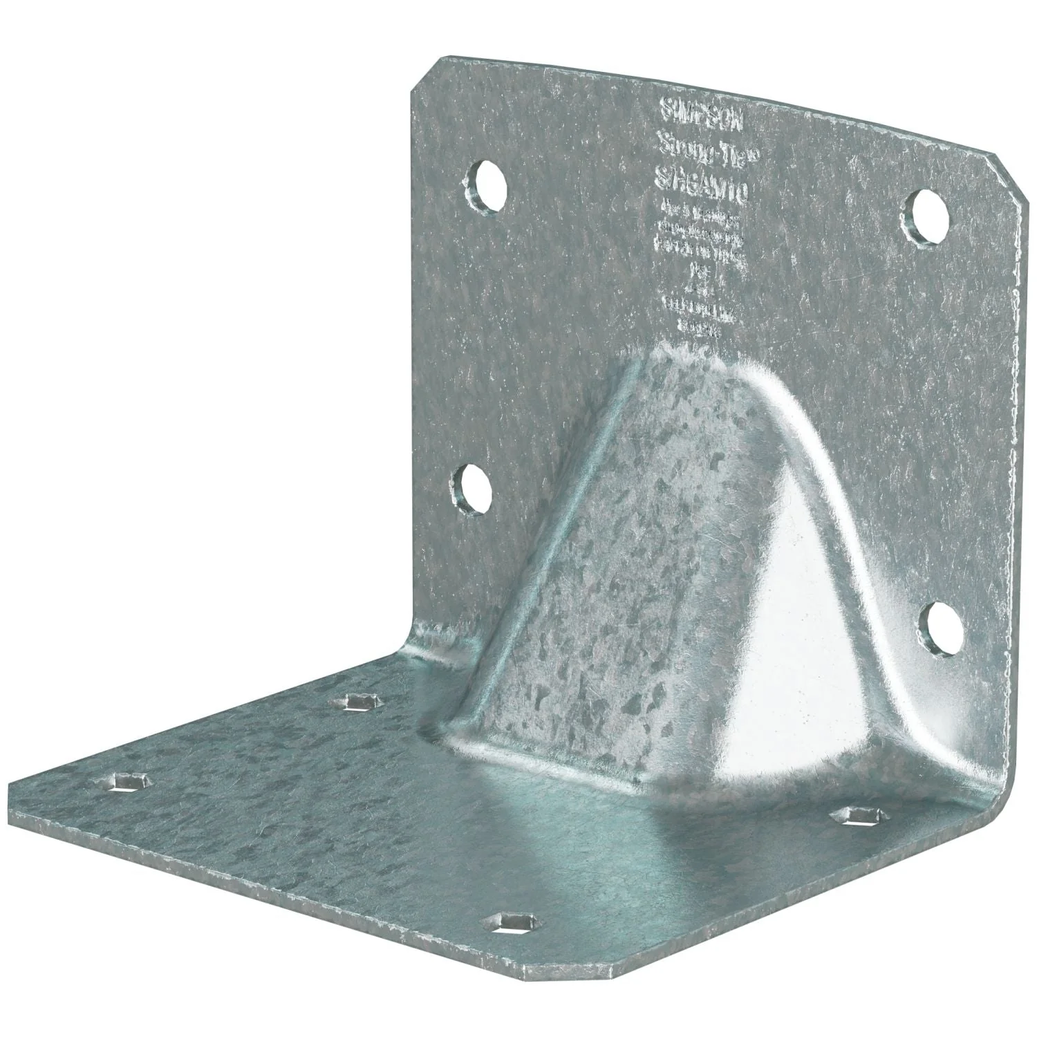 Simpson Strong-Tie Hurricane Gusset Angle for Masonry with Screws, 10-Pack (HGAM10KTA) - Image 1
