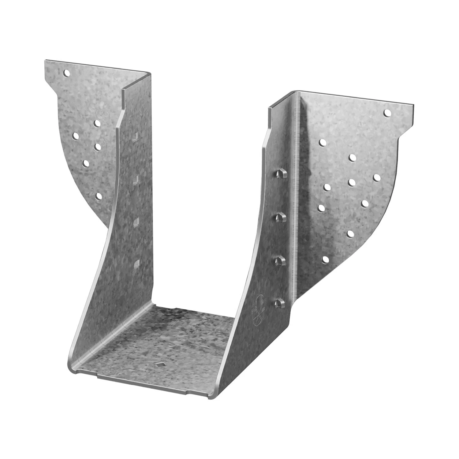 Simpson Strong-Tie HGUS26-2 HGUS 5-7/16-in. Galvanized Face-Mount Joist Hanger for Double 2x Truss - Image 3