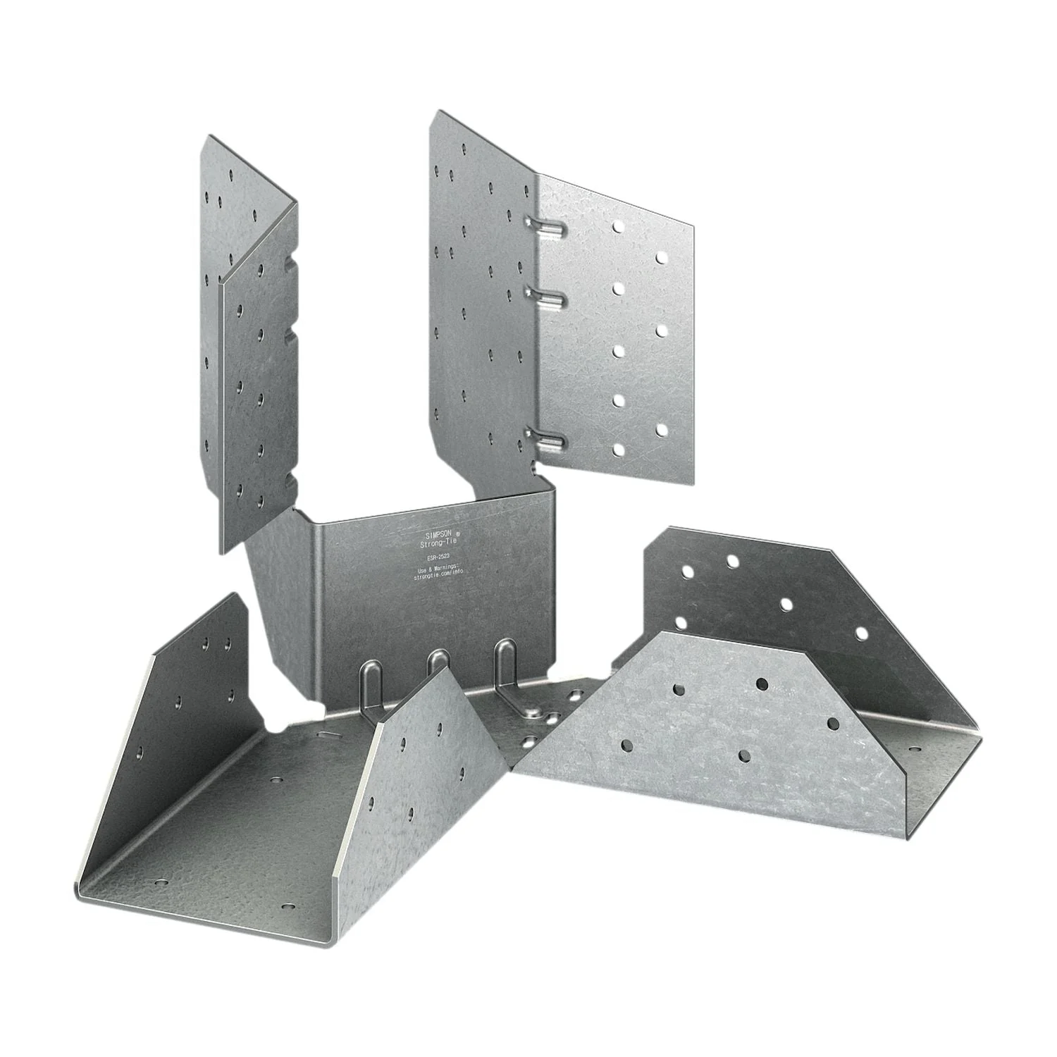 Simpson Strong-Tie Galvanized Hip-Ridge Connector for 4x Ridge, 4x Hip (HHRC44) - Image 1