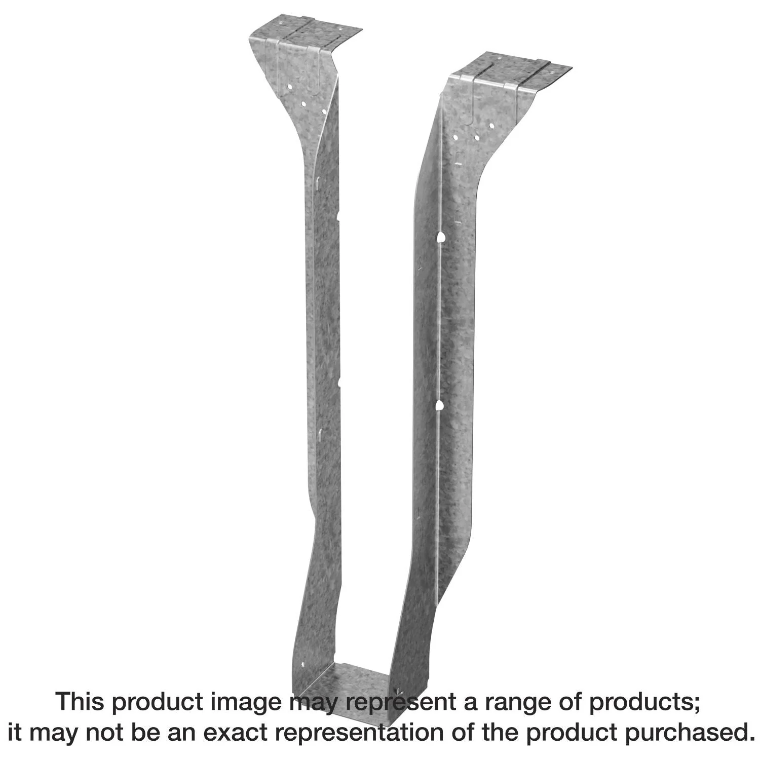 Simpson Strong-Tie HIT424 HIT Galvanized Top-Flange Joist Hanger for 3-1/2-in. x 24-in. Engineered Wood - Image 1