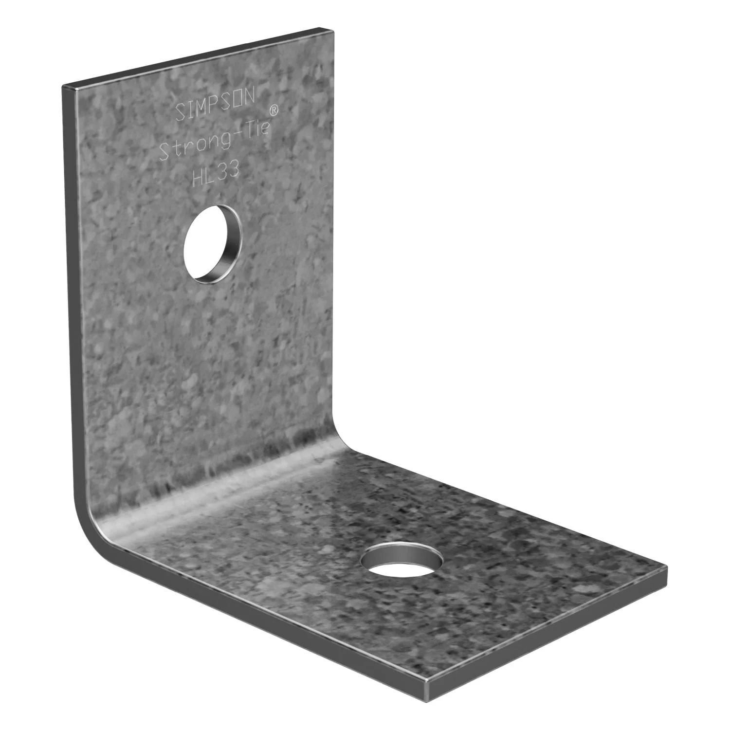 Simpson Strong-Tie HL33 HL 3-1/4-in. x 2-1/2-in. Galvanized Heavy Angle - Image 2