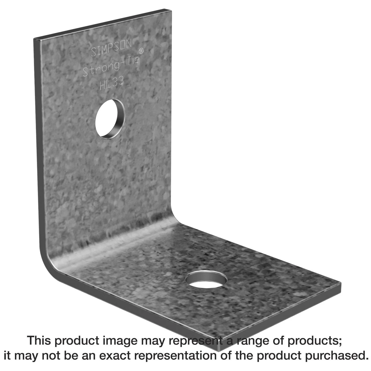 Simpson Strong-Tie HL33 HL 3-1/4-in. x 2-1/2-in. Galvanized Heavy Angle - Image 3