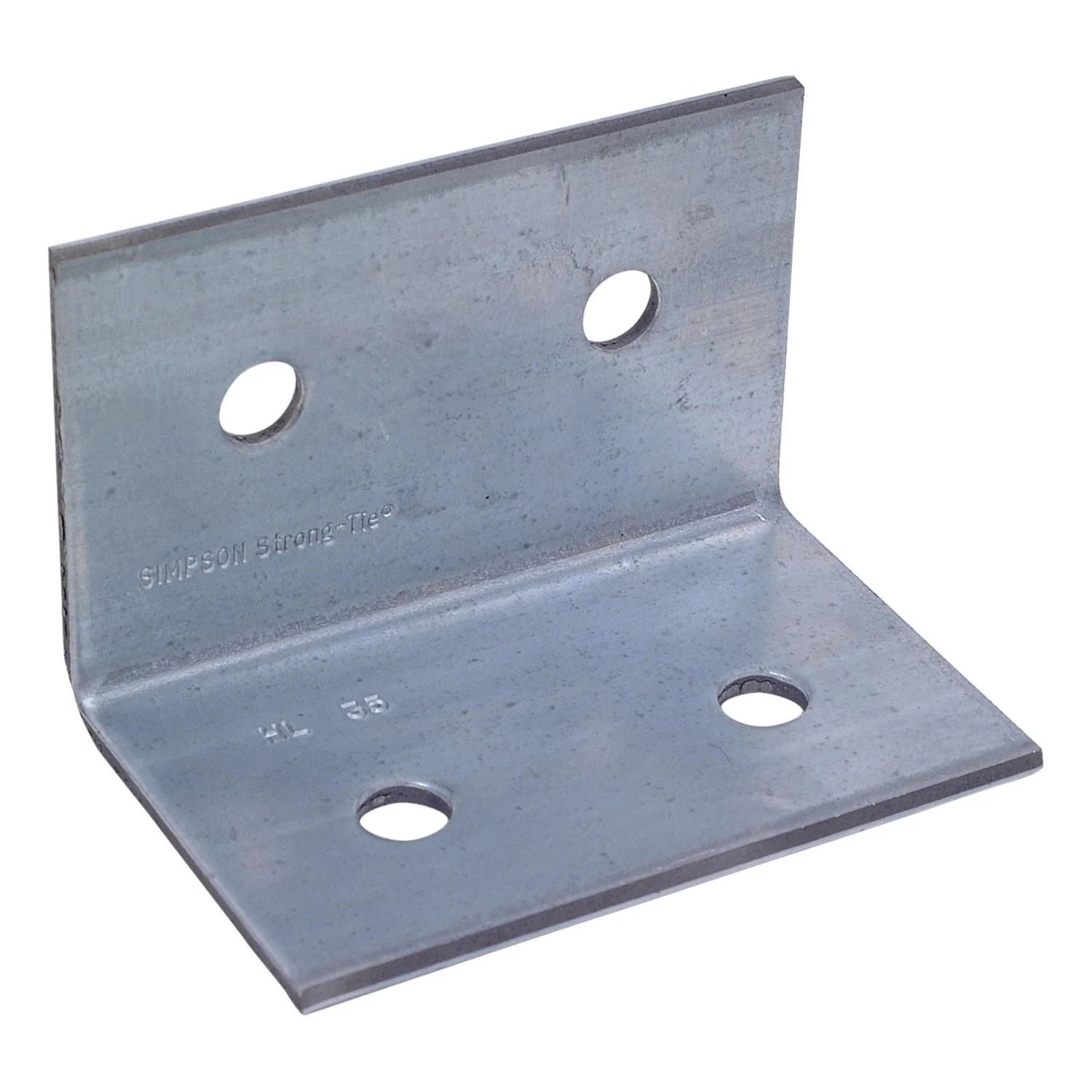 Simpson Strong-Tie HL35-R HL 3-1/4-in. x 5-in. Galvanized Heavy Angle - Image 2