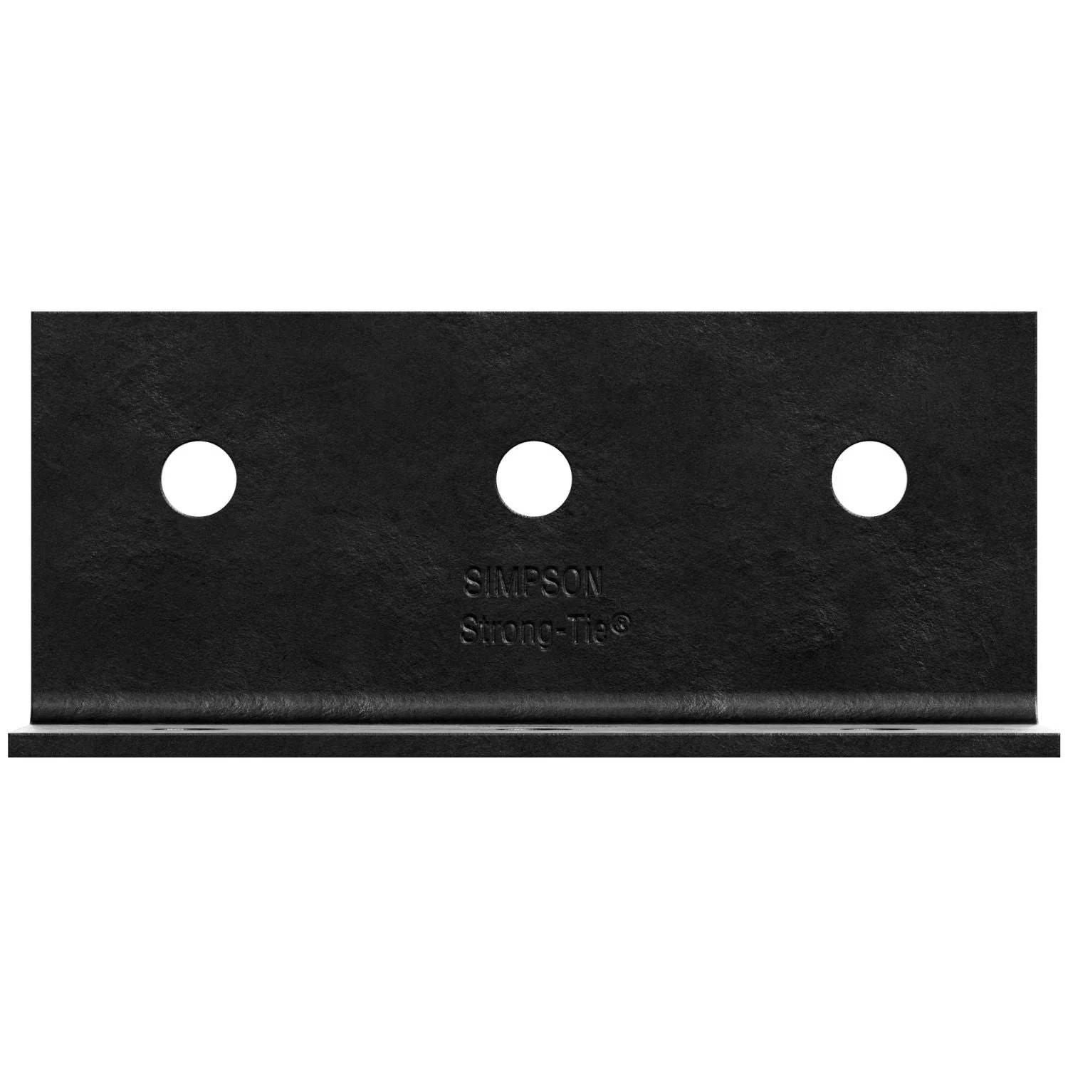 Simpson Strong-Tie HL37PC HLPC 3-1/4-in. x 7-1/2-in. Black Powder-Coated Ornamental Heavy Angle - Image 2