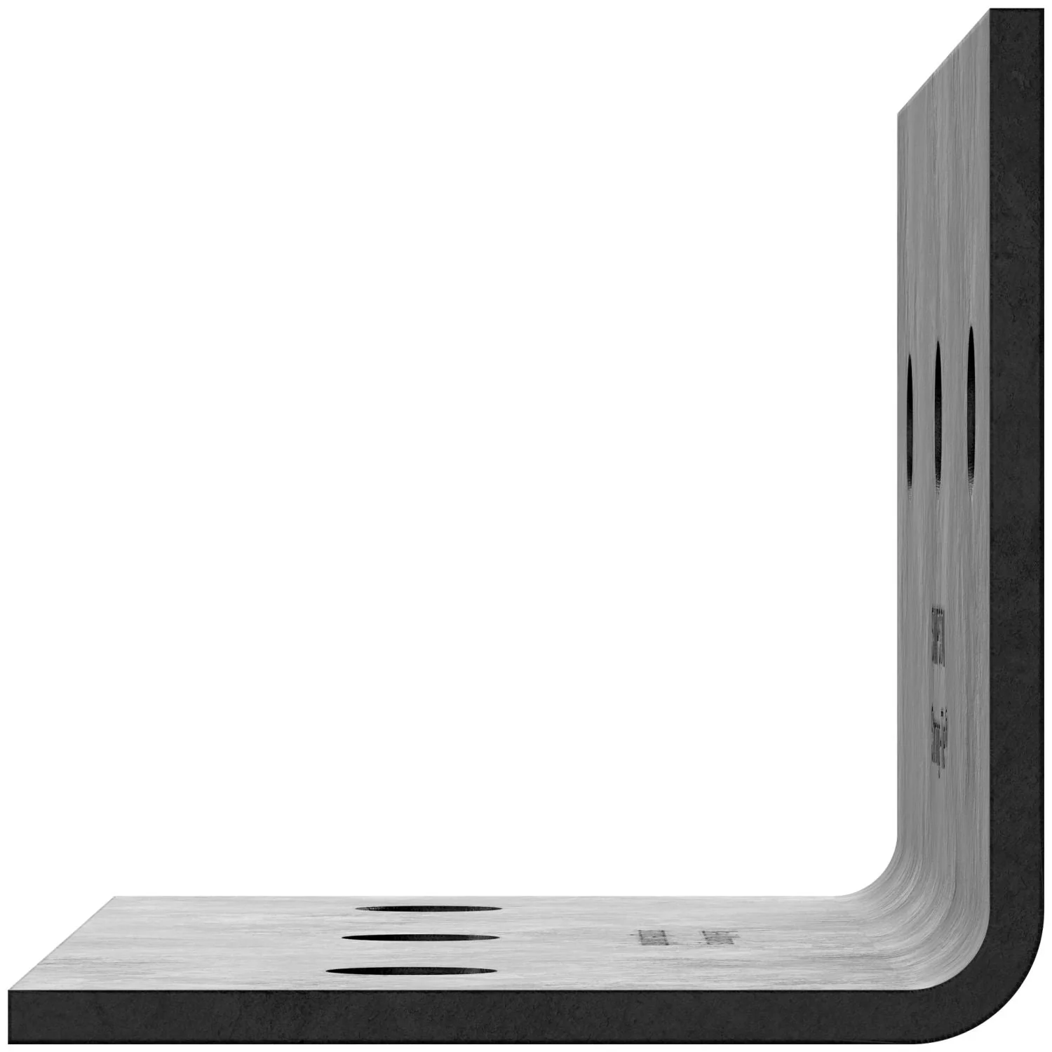 Simpson Strong-Tie HL37PC HLPC 3-1/4-in. x 7-1/2-in. Black Powder-Coated Ornamental Heavy Angle - Image 3