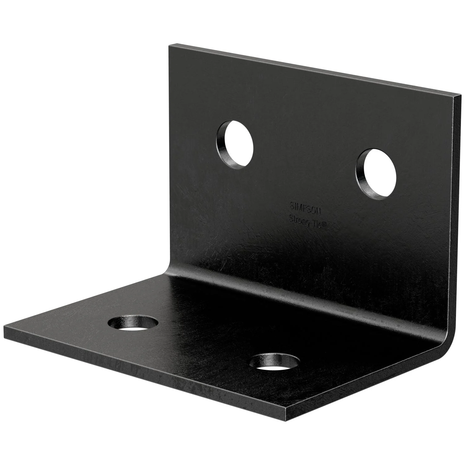 Simpson Strong-Tie HL46PC HLPC 4-1/4-in. x 6-in. Black Powder-Coated Ornamental Heavy Angle - Image 2