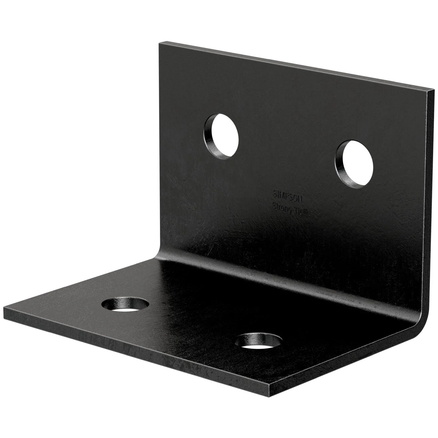 Simpson Strong-Tie HL46PC HLPC 4-1/4-in. x 6-in. Black Powder-Coated Ornamental Heavy Angle - Image 3