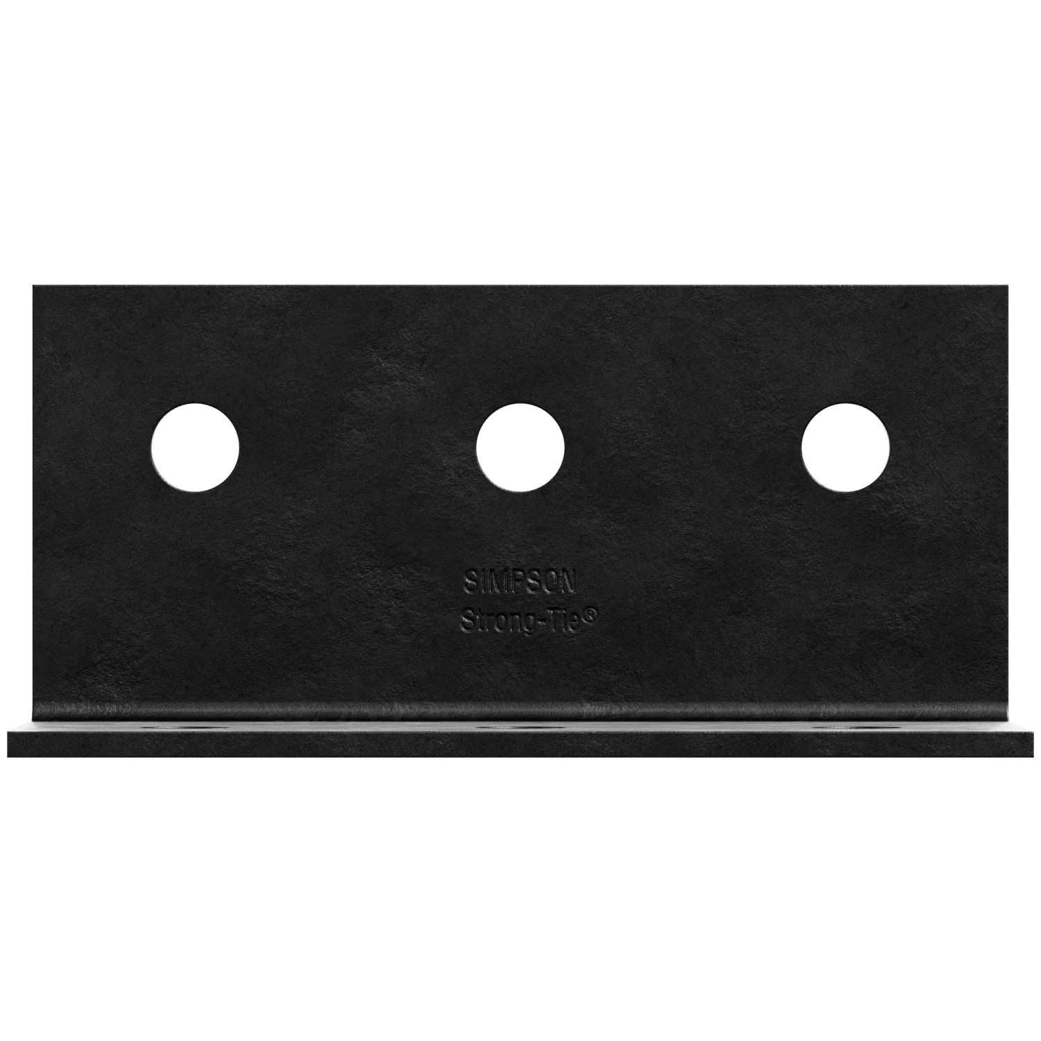 Simpson Strong-Tie HL49PC HLPC 4-1/4-in. x 9-in. Black Powder-Coated Ornamental Heavy Angle - Image 2