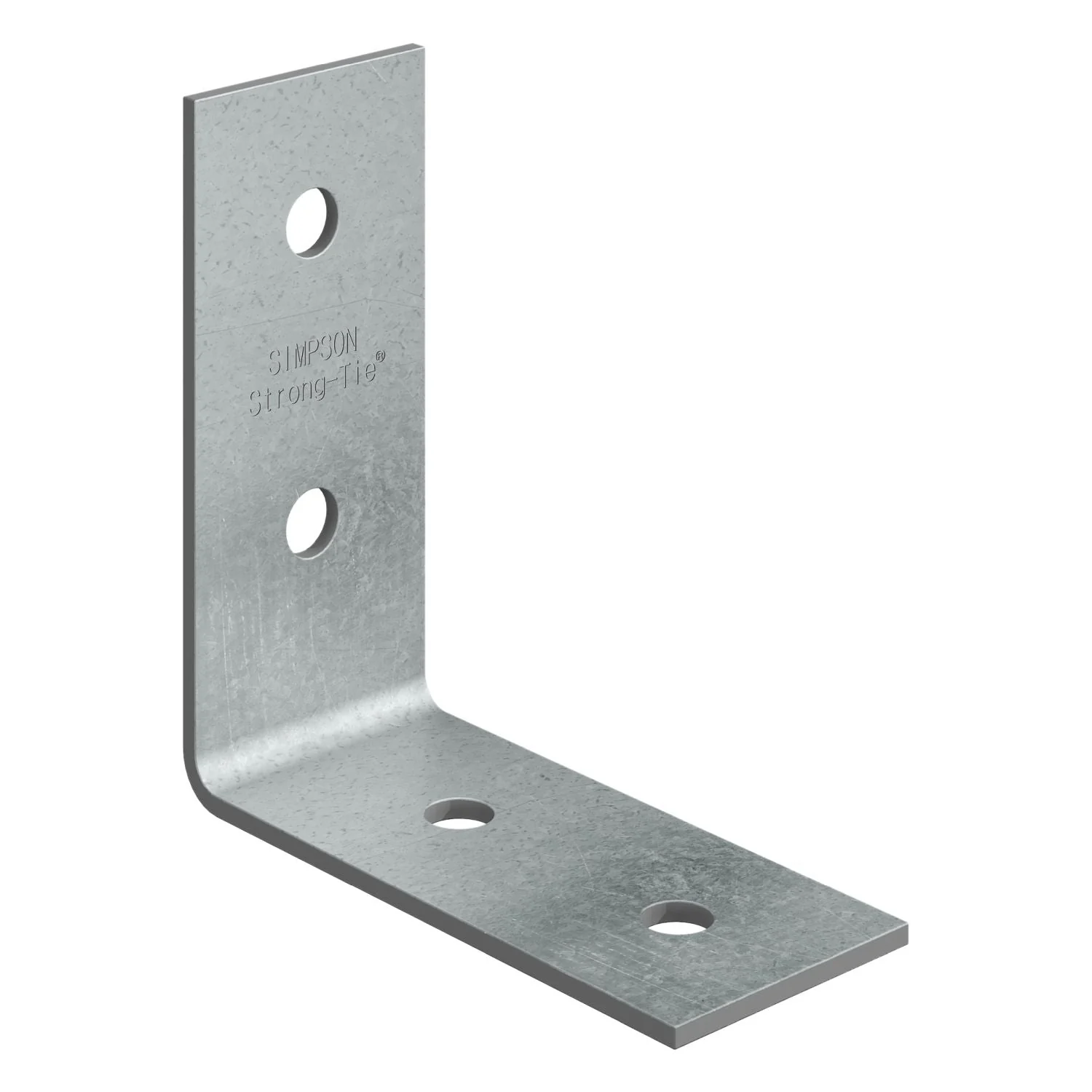 Simpson Strong-Tie 5×3 L-Shaped Heavy Framing Angle Bracket – Hot Dip Galvanized (HL53HDG)