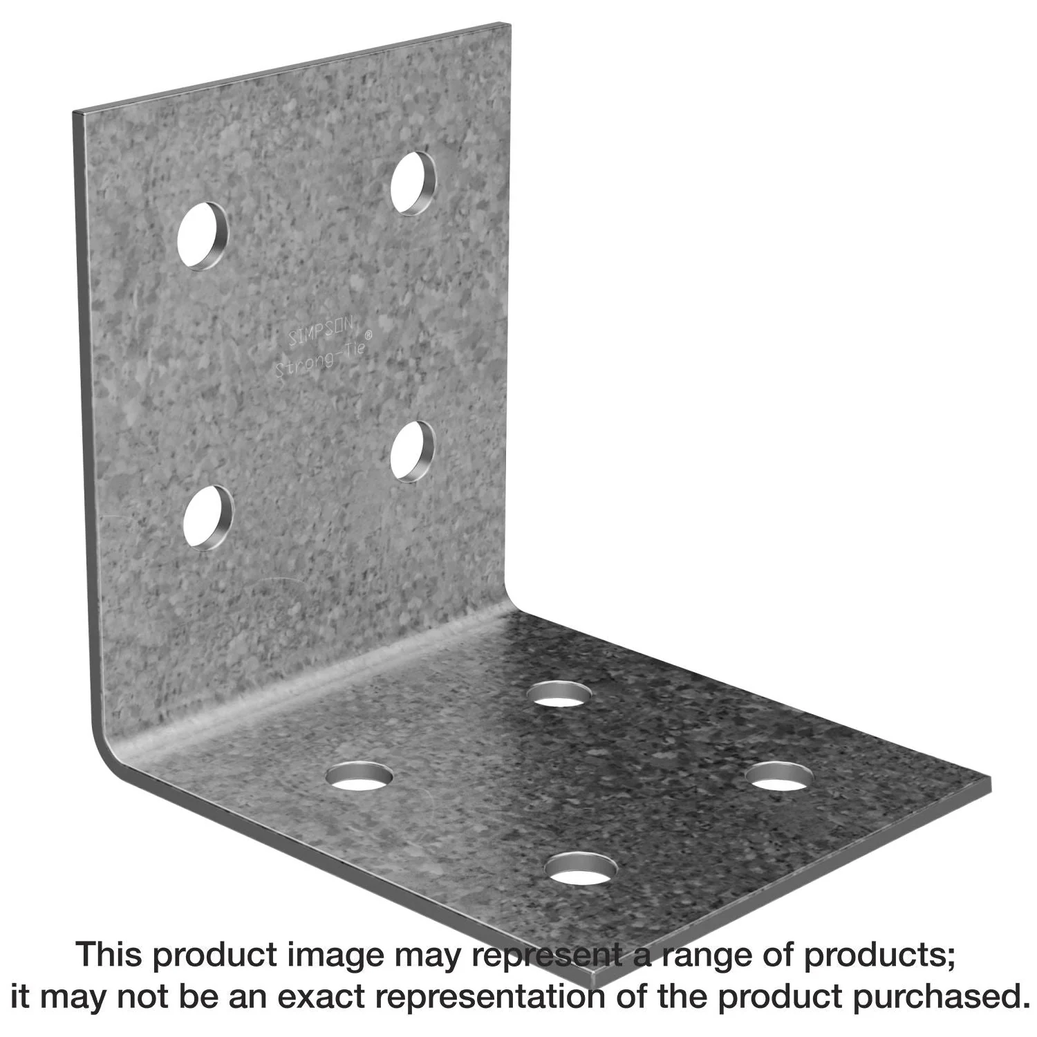 Simpson Strong-Tie HL55 HL 5-3/4-in. x 5-in. Galvanized Heavy Angle - Image 3