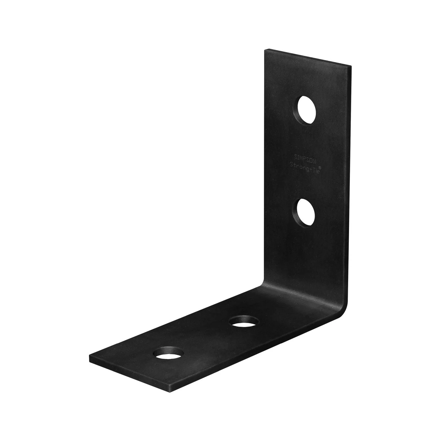 Simpson Strong-Tie HL73PC HLPC 7-1/4-in. x 3-in. Black Powder-Coated Ornamental Heavy Angle - Image 3