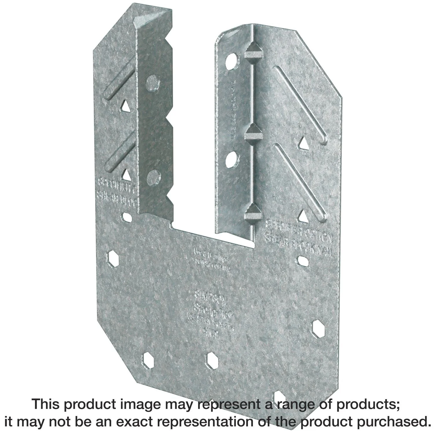 Simpson Strong-Tie HM9KT HM9 18-Gauge Galvanized Hurricane Tie with Screws, 20-Pack - Image 1