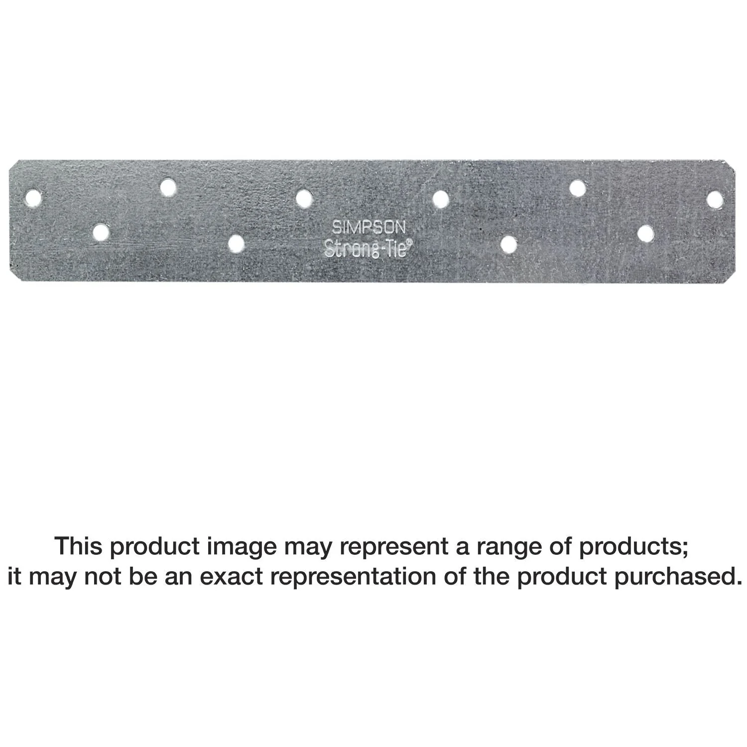 Simpson Strong-Tie HRS8 HRS 8-in. 12-Gauge Galvanized Heavy Strap Tie - Image 1