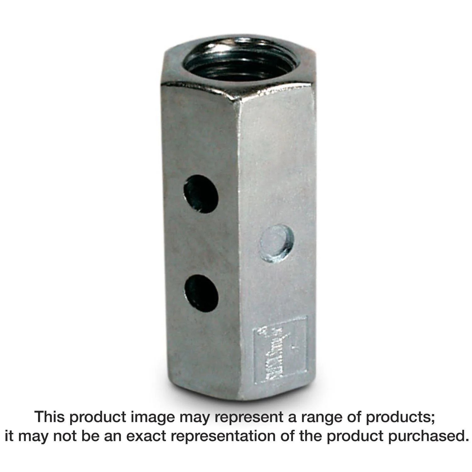 Simpson Strong-Tie HSCNW1 HSCNW 1-in. High-Strength Coupler Nut with Witness Hole - Image 1