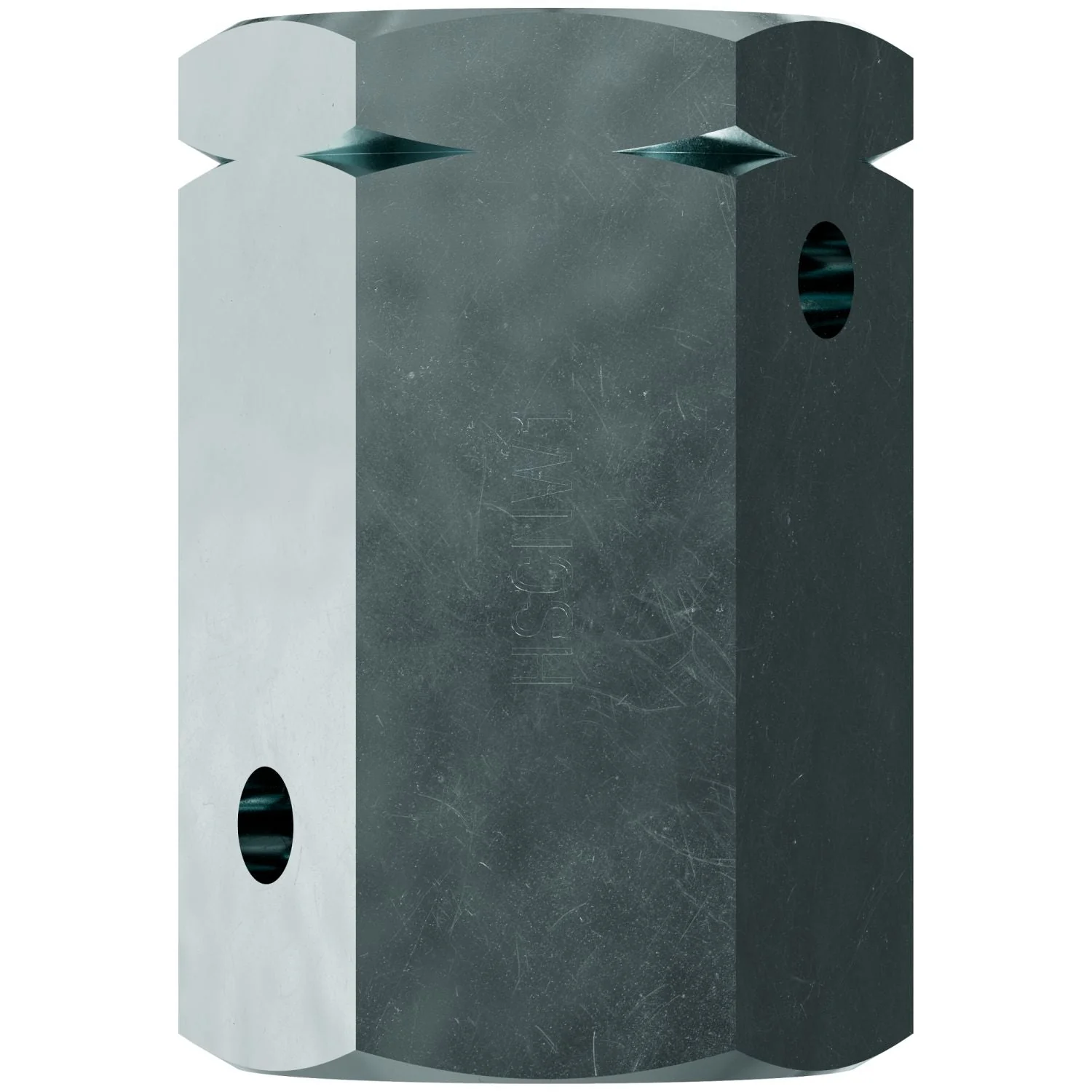 Simpson Strong-Tie HSCNW1 HSCNW 1-in. High-Strength Coupler Nut with Witness Hole - Image 2