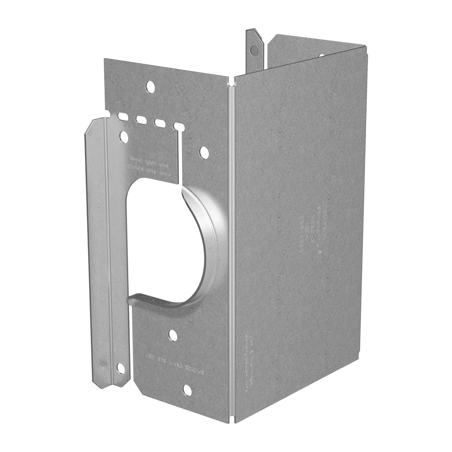 Simpson Strong-Tie HSS2-3-SDS3 HSS Galvanized Stud Shoe for Triple 2x, with Strong-Drive SDS Screws - Image 3