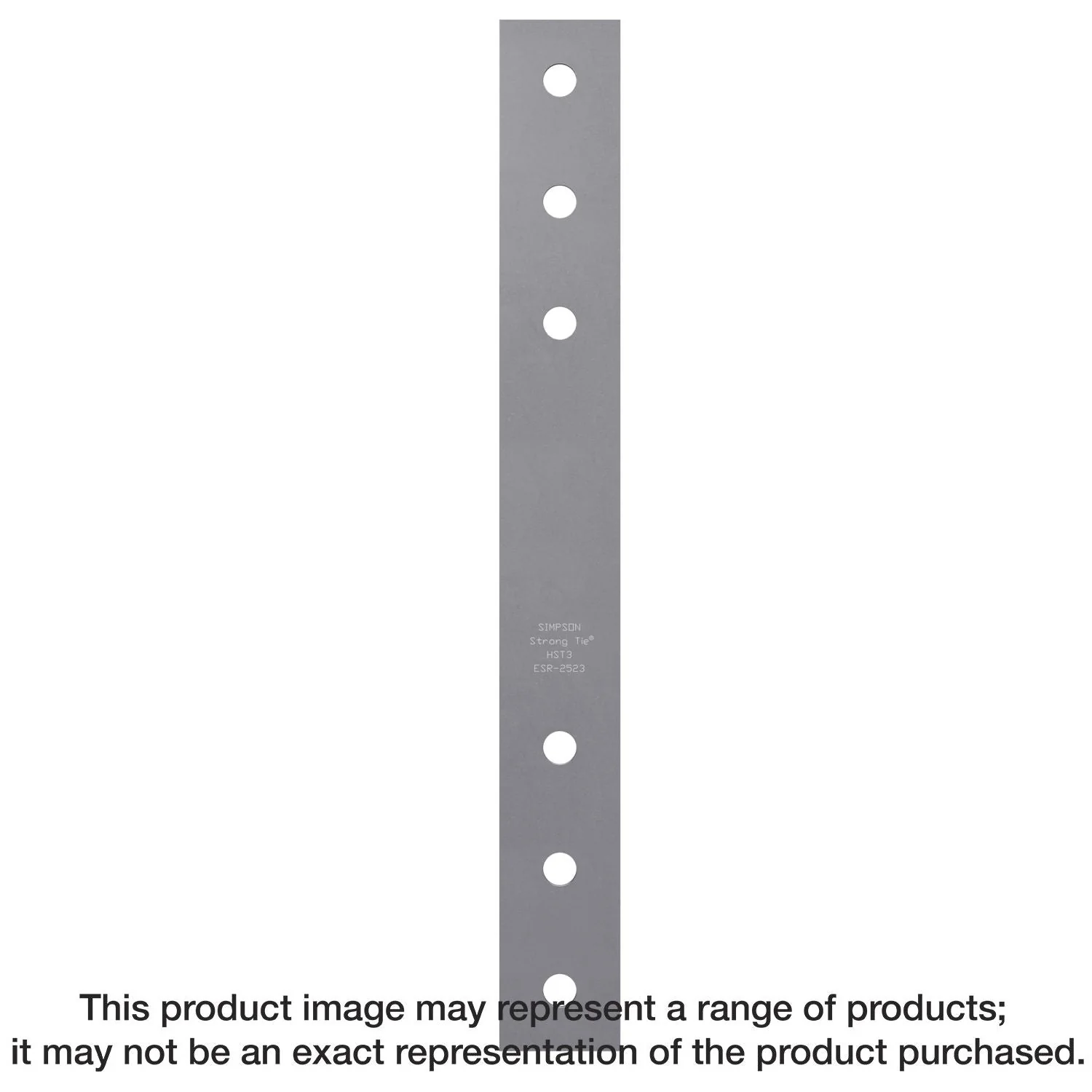 Simpson Strong-Tie HST2HDG HST 2-1/2-in. x 21-1/4-in. 7-Gauge Hot-Dip Galvanized Heavy Strap Tie - Image 1