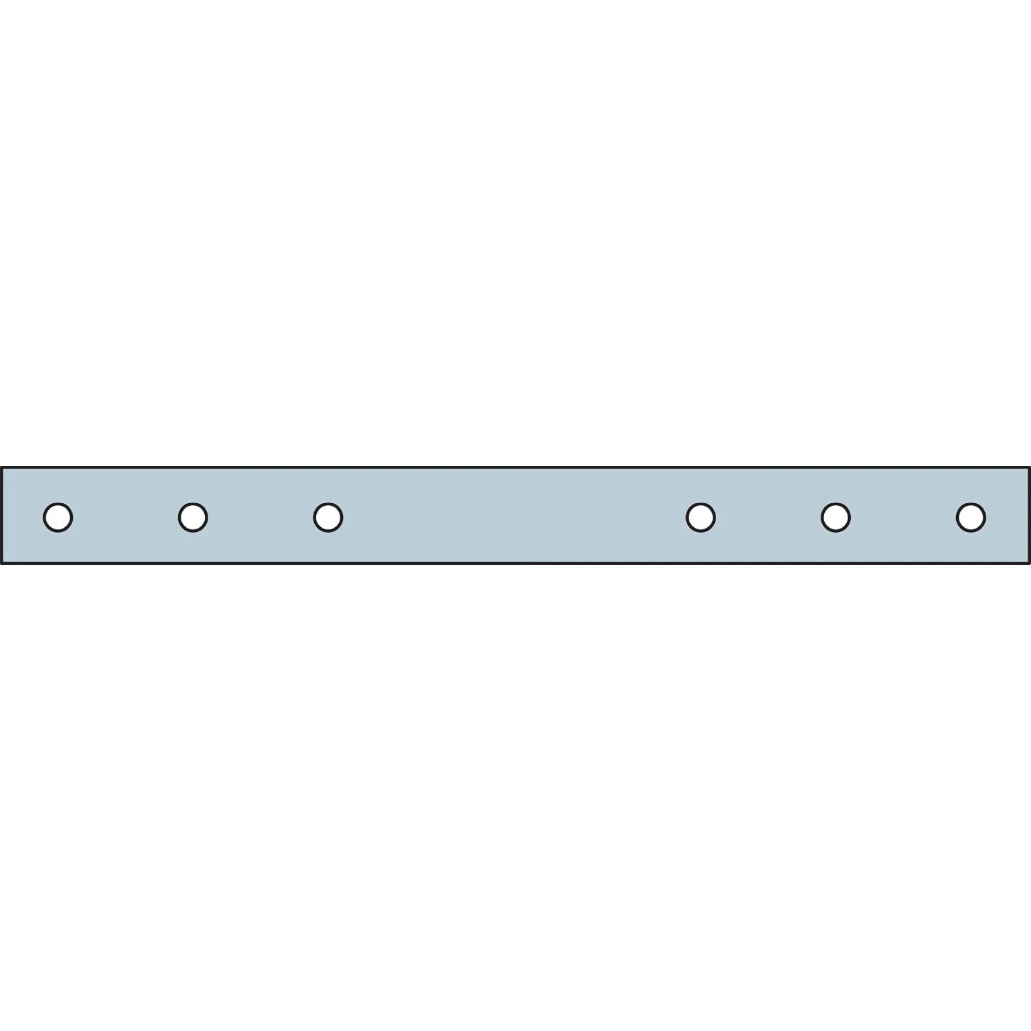 Simpson Strong-Tie HST3HDG HST 3-in. x 25-1/2-in. 3-Gauge Hot-Dip Galvanized Heavy Strap Tie - Image 3