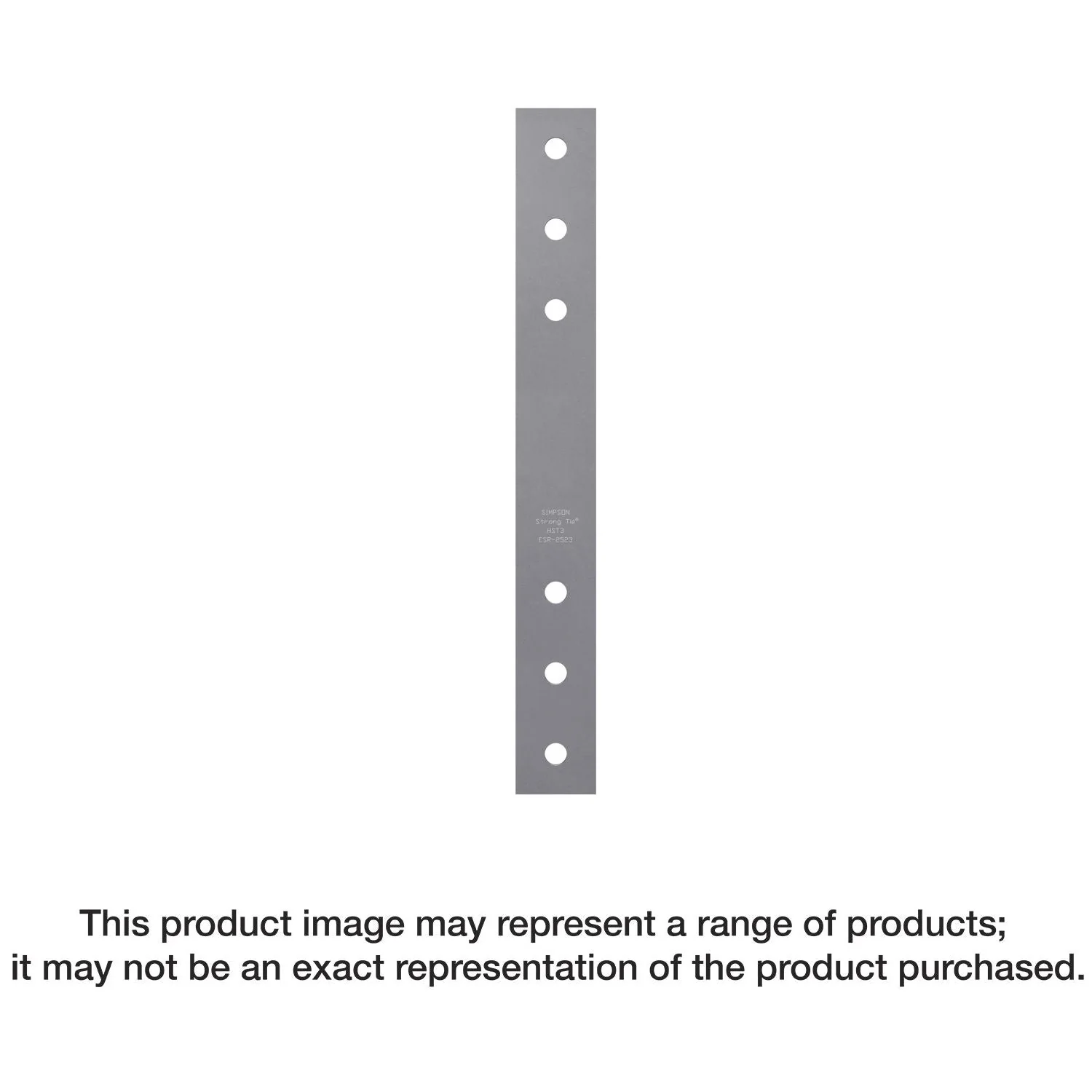 Simpson Strong-Tie HST5HDG HST 5-in. x 21-1/4-in. 7-Gauge Hot-Dip Galvanized Heavy Strap Tie - Image 1