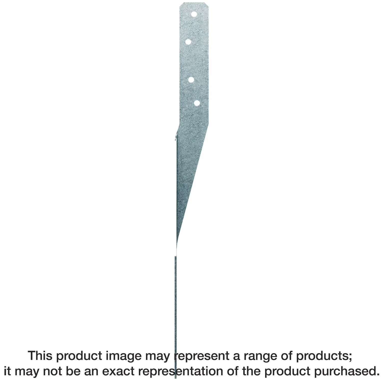 Simpson Strong-Tie HTSQ16ZKT HTSQ 16-in. 14-Gauge ZMAX Galvanized Heavy Twist Strap with Screws, 30-Pack - Image 1