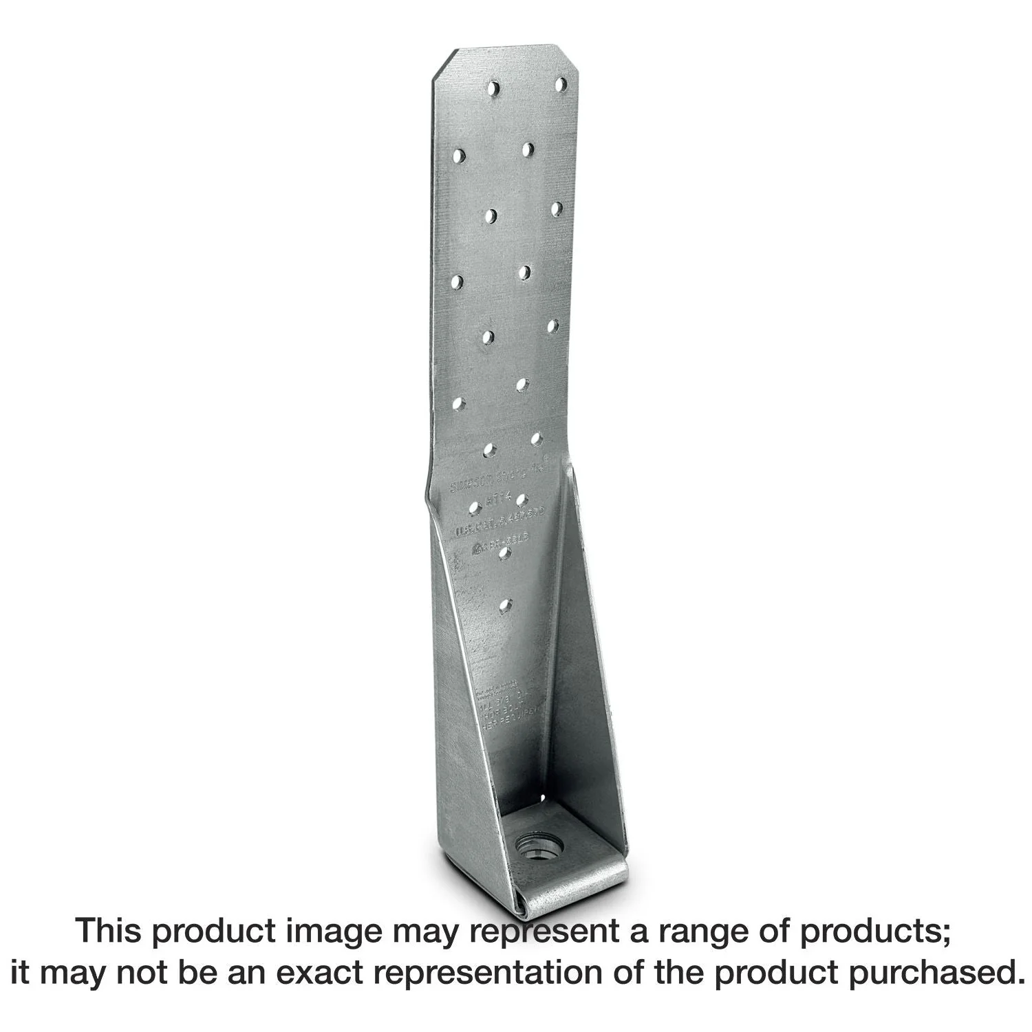 Simpson Strong-Tie HTT5HDG HTT 16-in. Hot-Dip Galvanized Heavy Tension Tie for 5/8-in. Anchor - Image 1