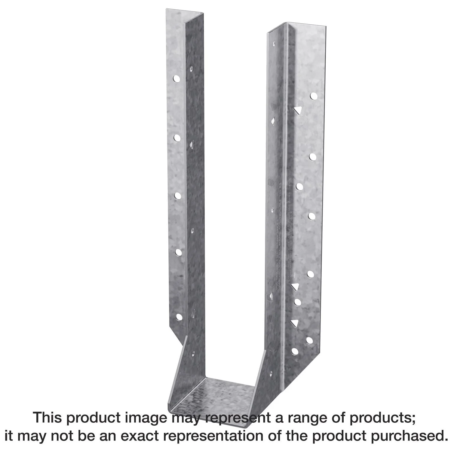 Simpson Strong-Tie HU26-2 HU Galvanized Face-Mount Joist Hanger for Double 2x6 - Image 1