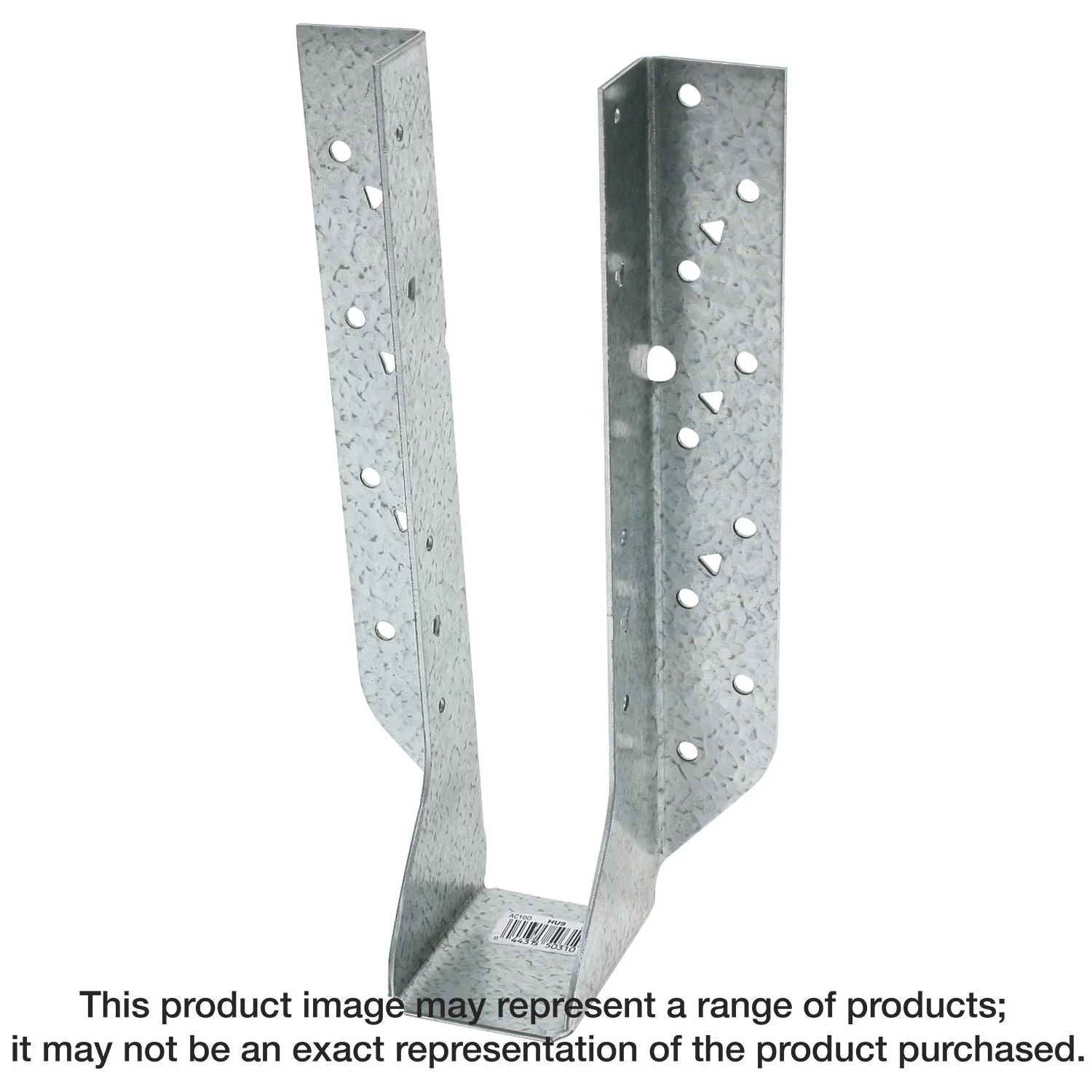 Simpson Strong-Tie HU9 HU Galvanized Face-Mount Joist Hanger for 1-3/4-in. x 9-1/2-in. Engineered Wood - Image 1