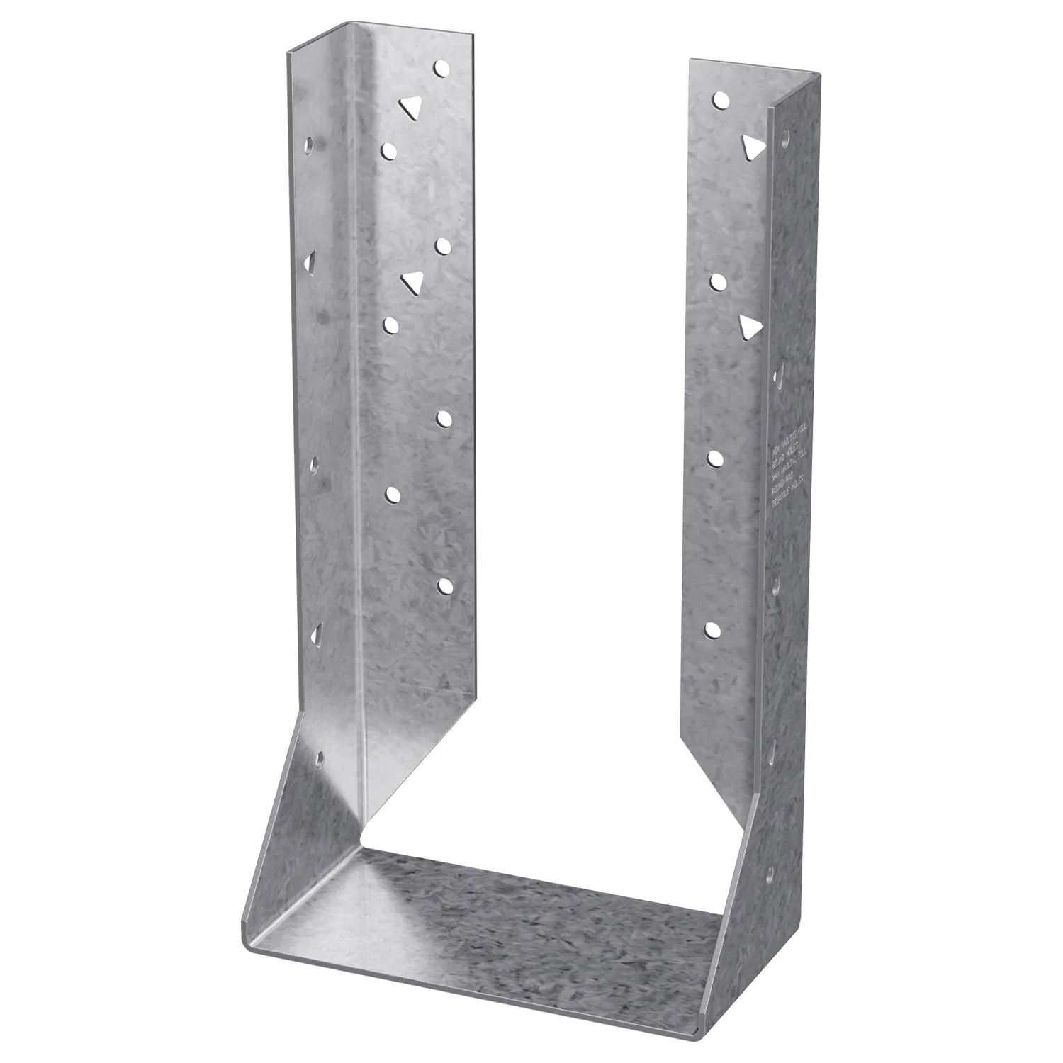 Simpson Strong-Tie HUC210-3Z HUC ZMAX Galvanized Face-Mount Concealed-Flange Joist Hanger for Triple 2x10 - Image 3